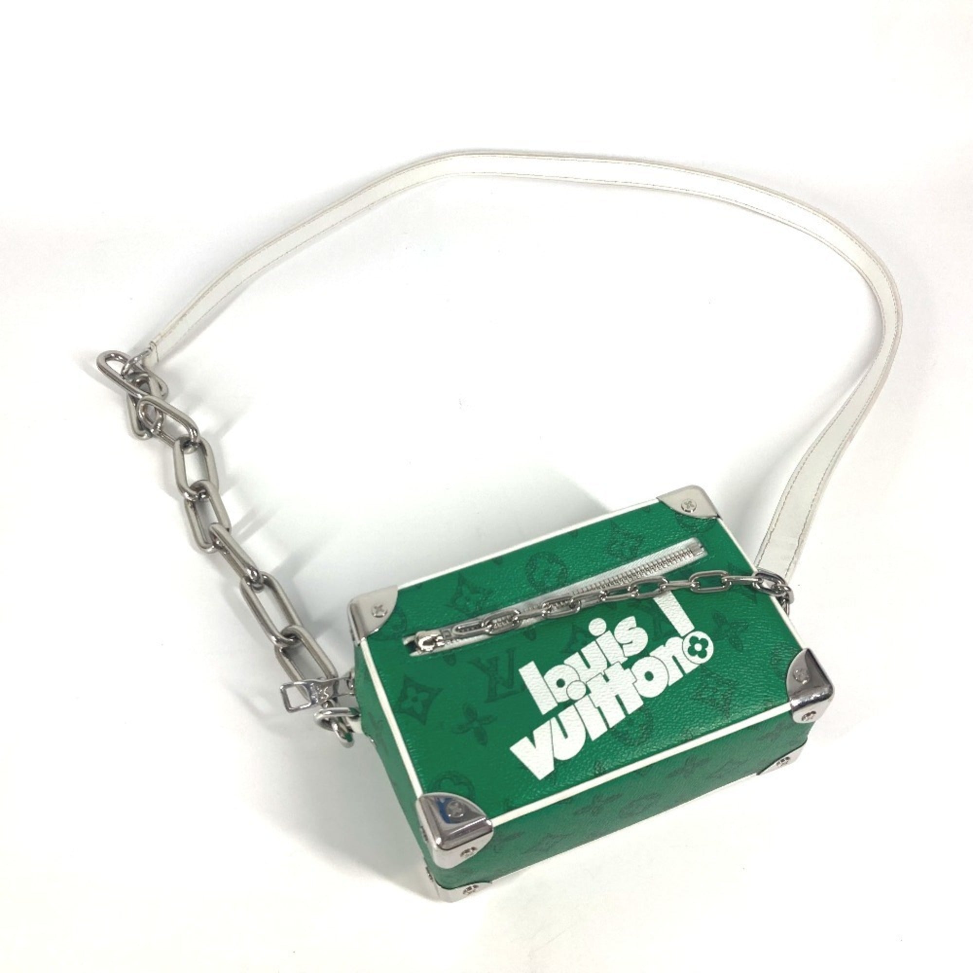 Louis Vuitton Monogram Green Monogram Pochette Shoulder Bag (Pre-Owned)