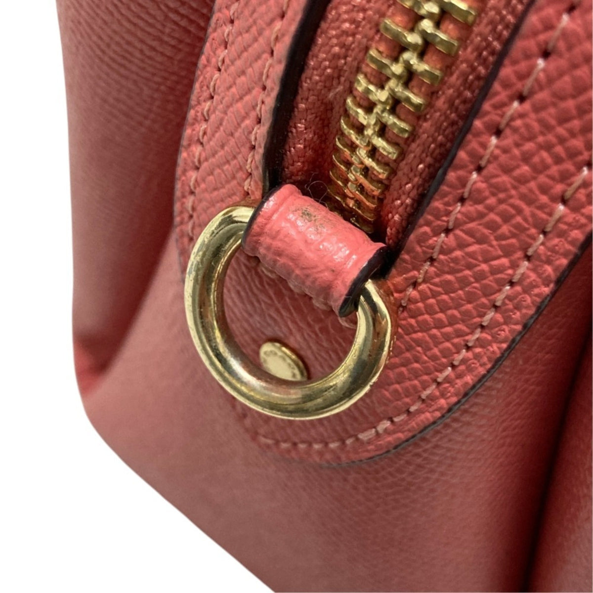 Coach Pink Leather Handbag (Pre-Owned)