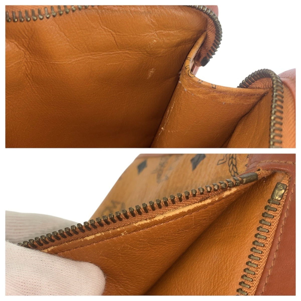 Mcm Brown Camel Pvc Leather Clutch Bag (Pre-Owned)