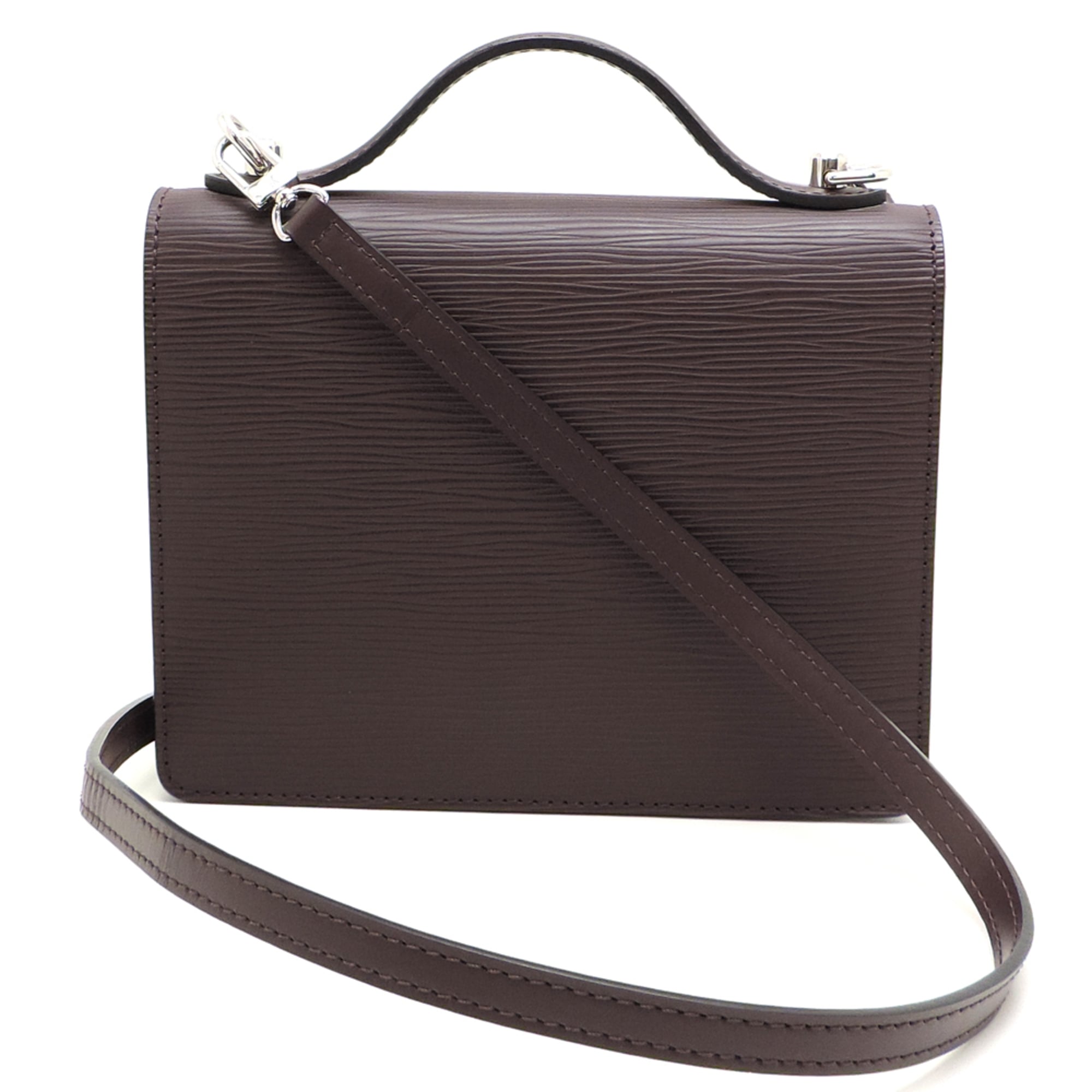 Louis Vuitton Purple Quetsche Epi Leather Handbag (Pre-Owned)
