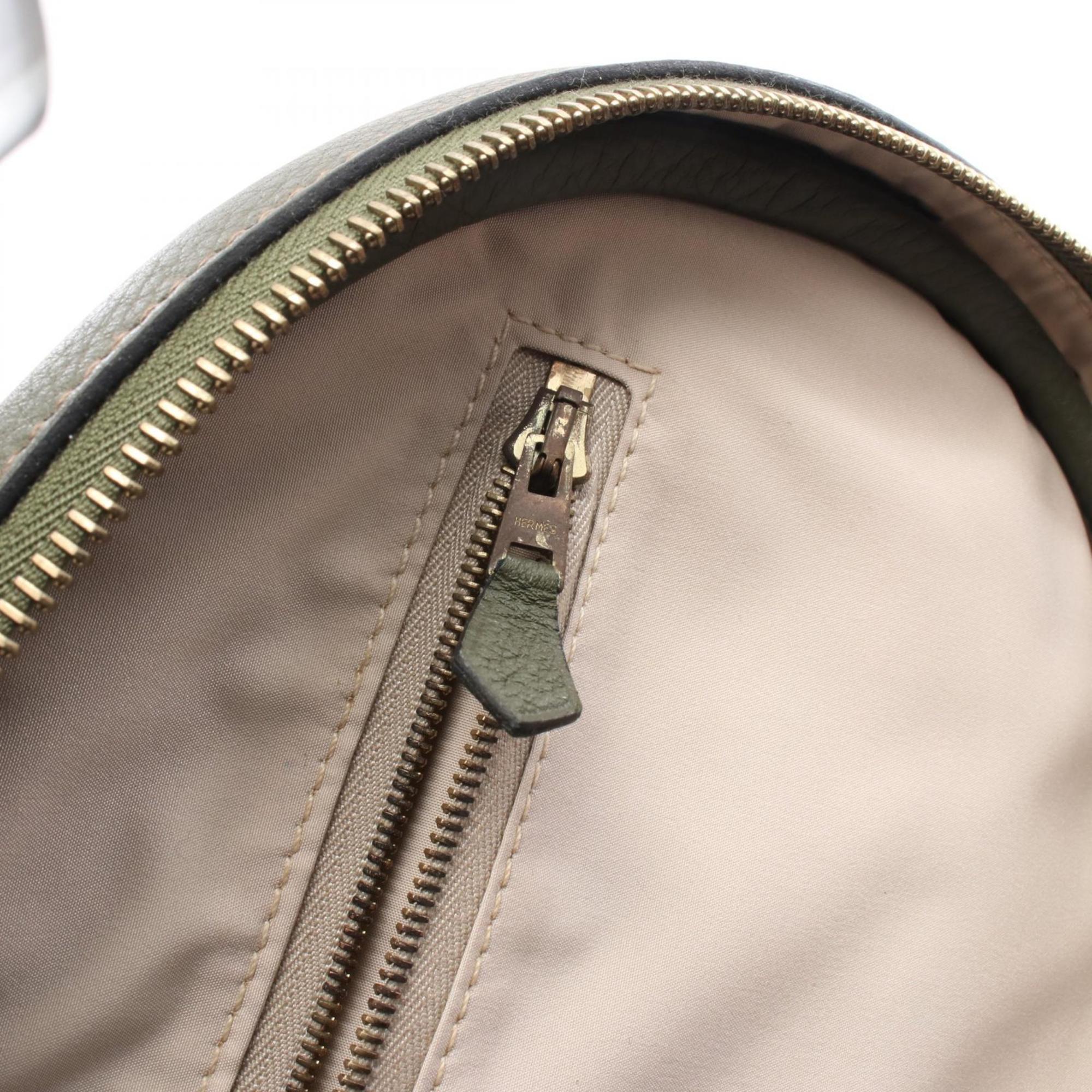 Hermes Intercity Khaki Taurillon Clemence Leather Handbag (Pre-Owned)