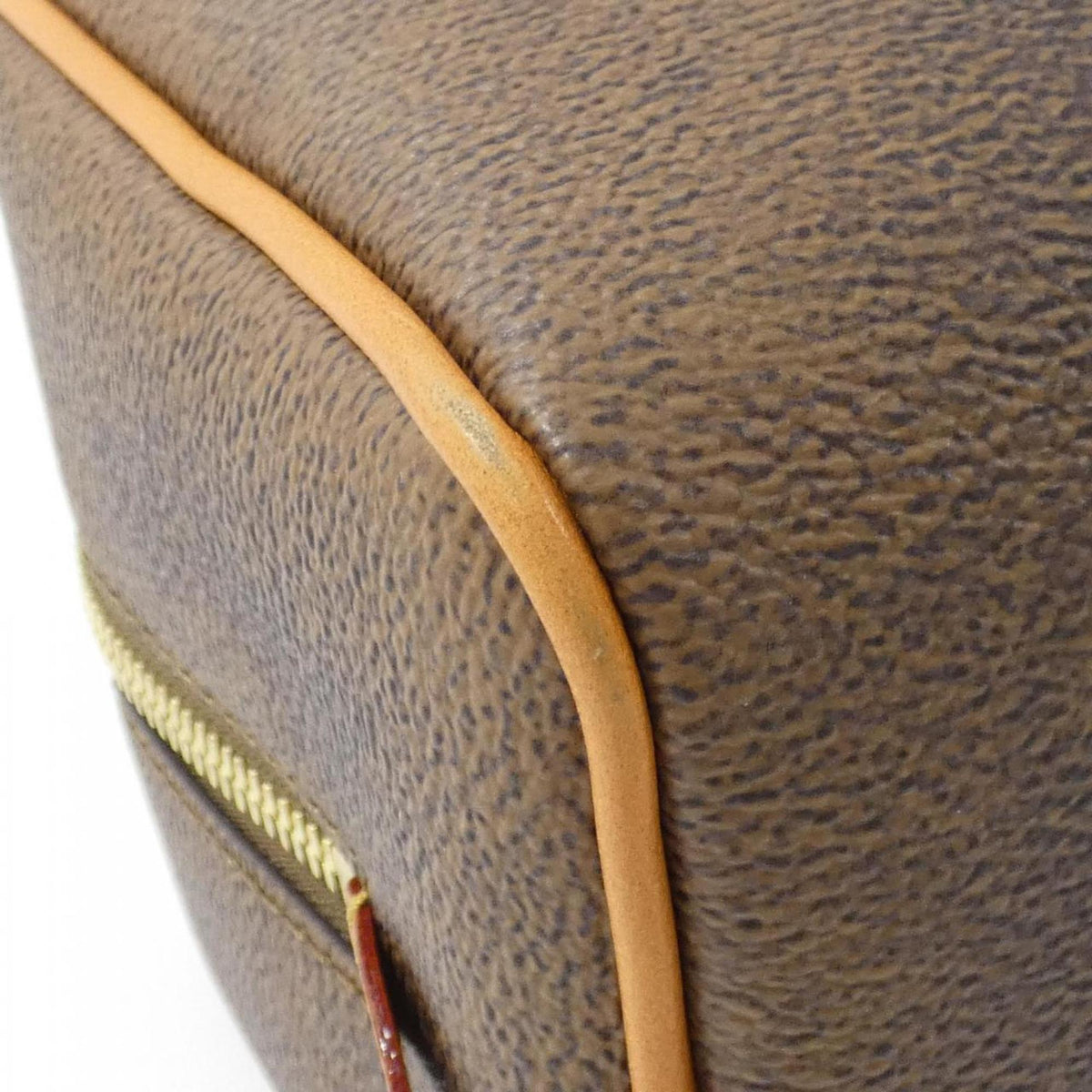 Louis Vuitton Marron Coated Canvas Pouch (Pre-Owned)