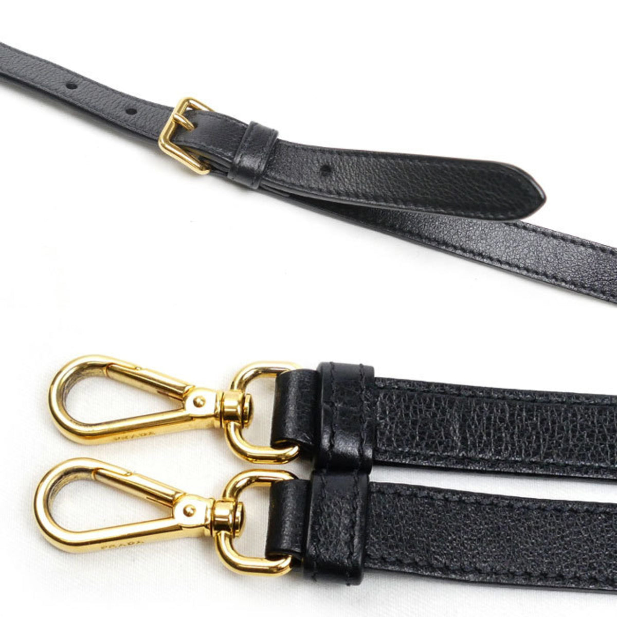 Prada Black Leather Shoulder Bag (Pre-Owned)