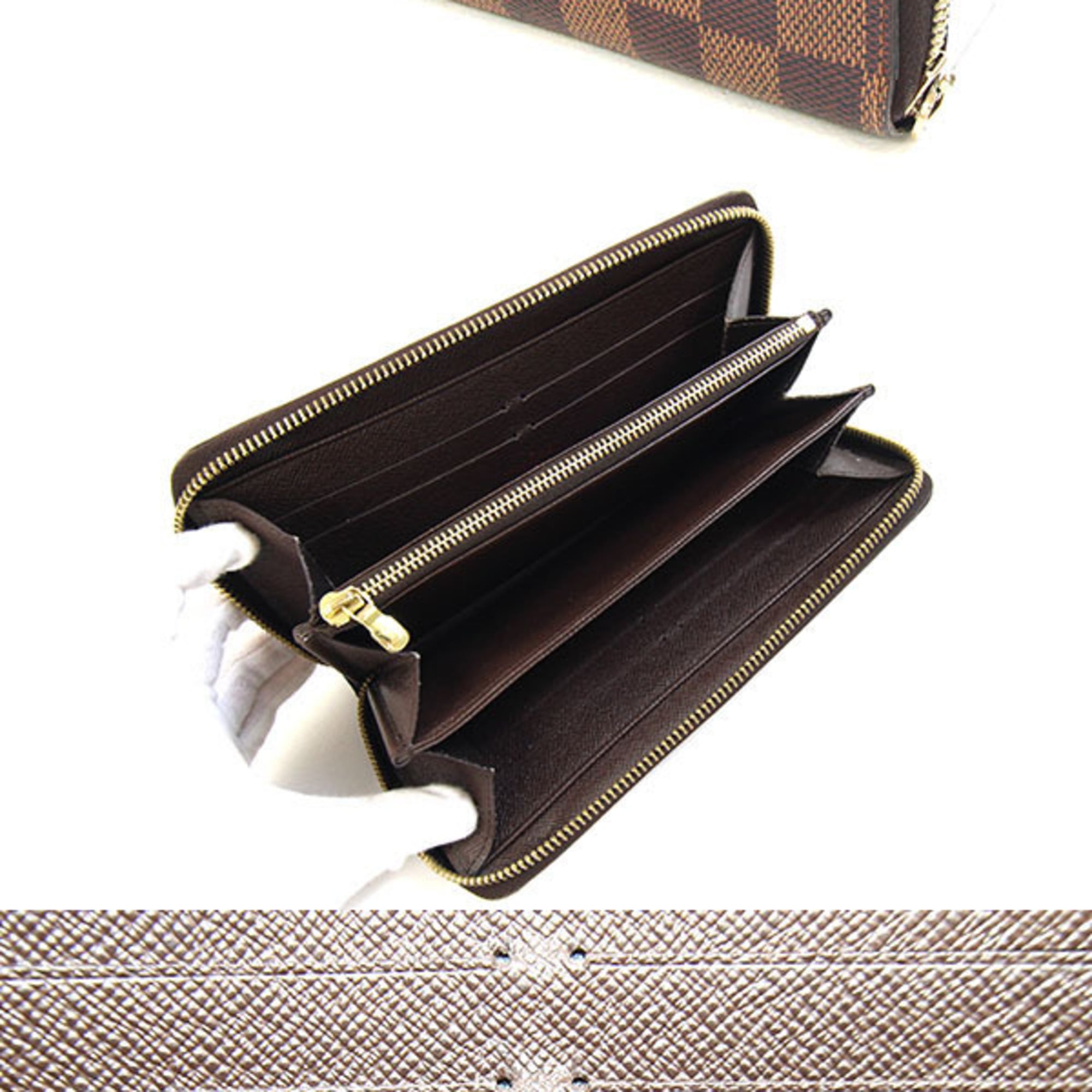 Louis Vuitton Damier Canvas Long Wallet (Bi-Fold) (Pre-Owned)