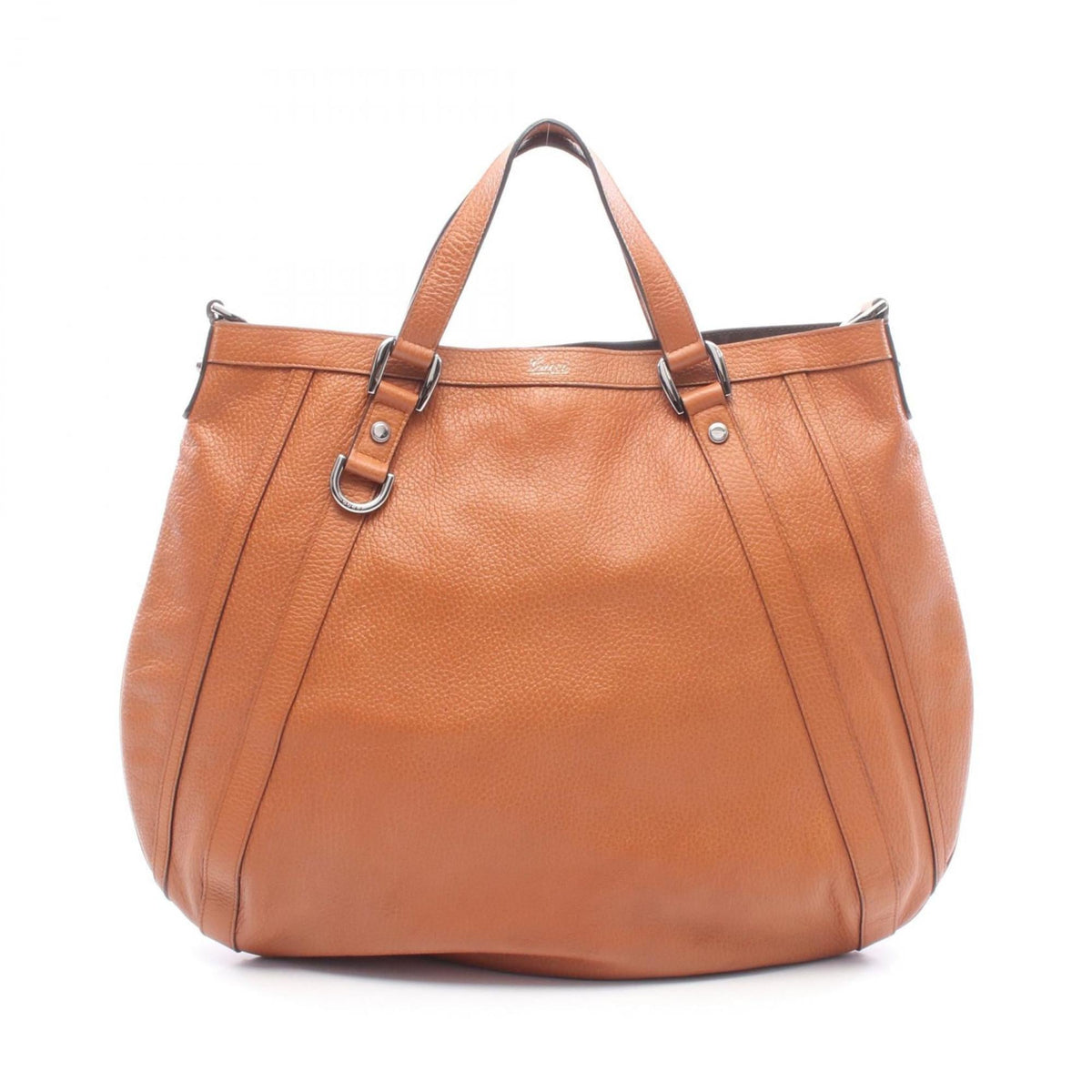 Gucci Brown Leather Handbag (Pre-Owned)