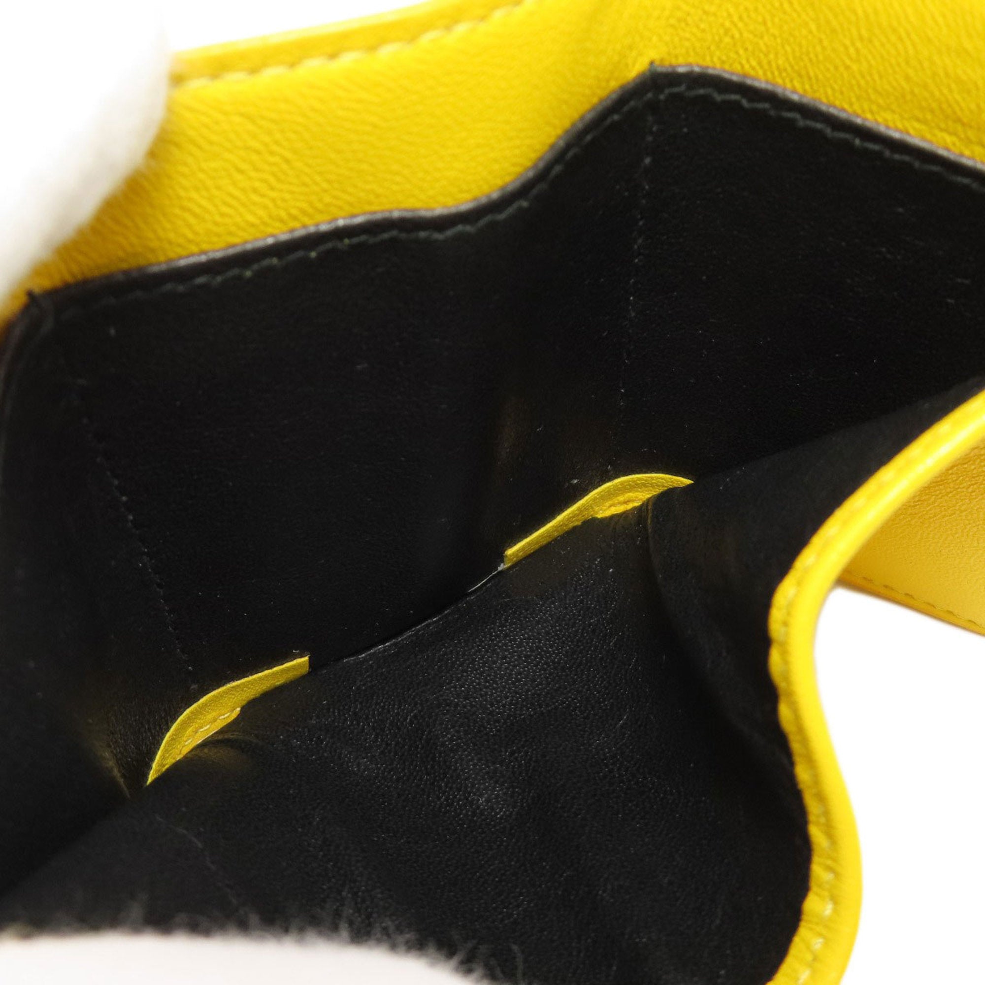 Balenciaga Yellow Leather Wallet (Tri-Fold) (Pre-Owned)