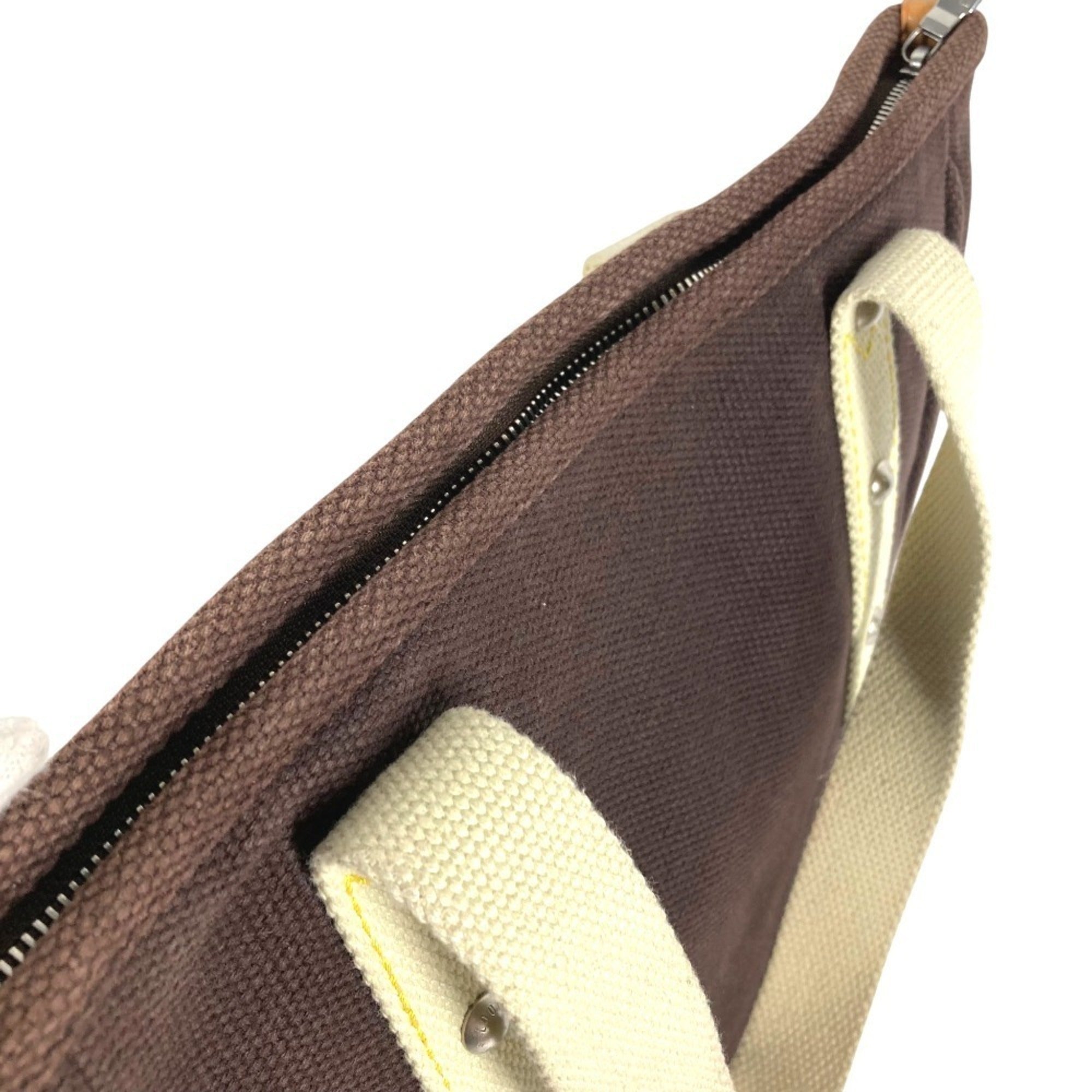 Louis Vuitton Brown Canvas Handbag Shoulder Bag Tote Bag (Pre-Owned)