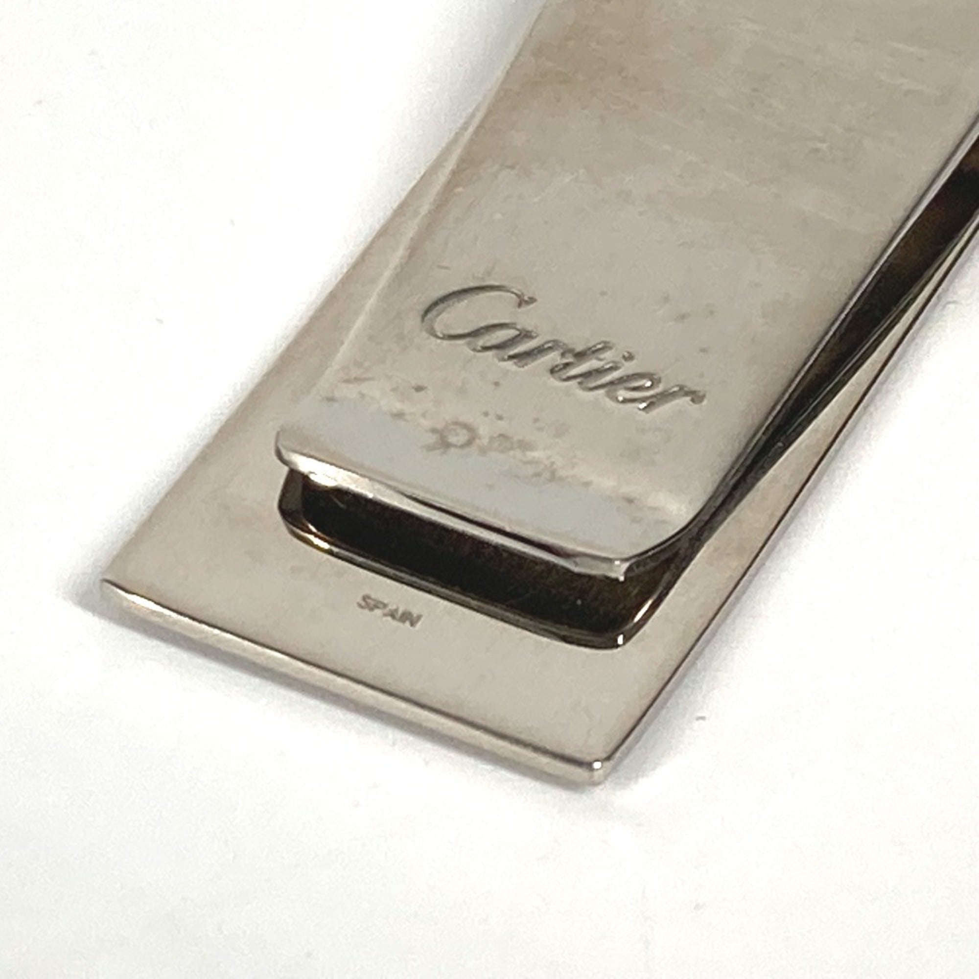Cartier Silver Stainless Steel Money Clip (Pre-Owned)