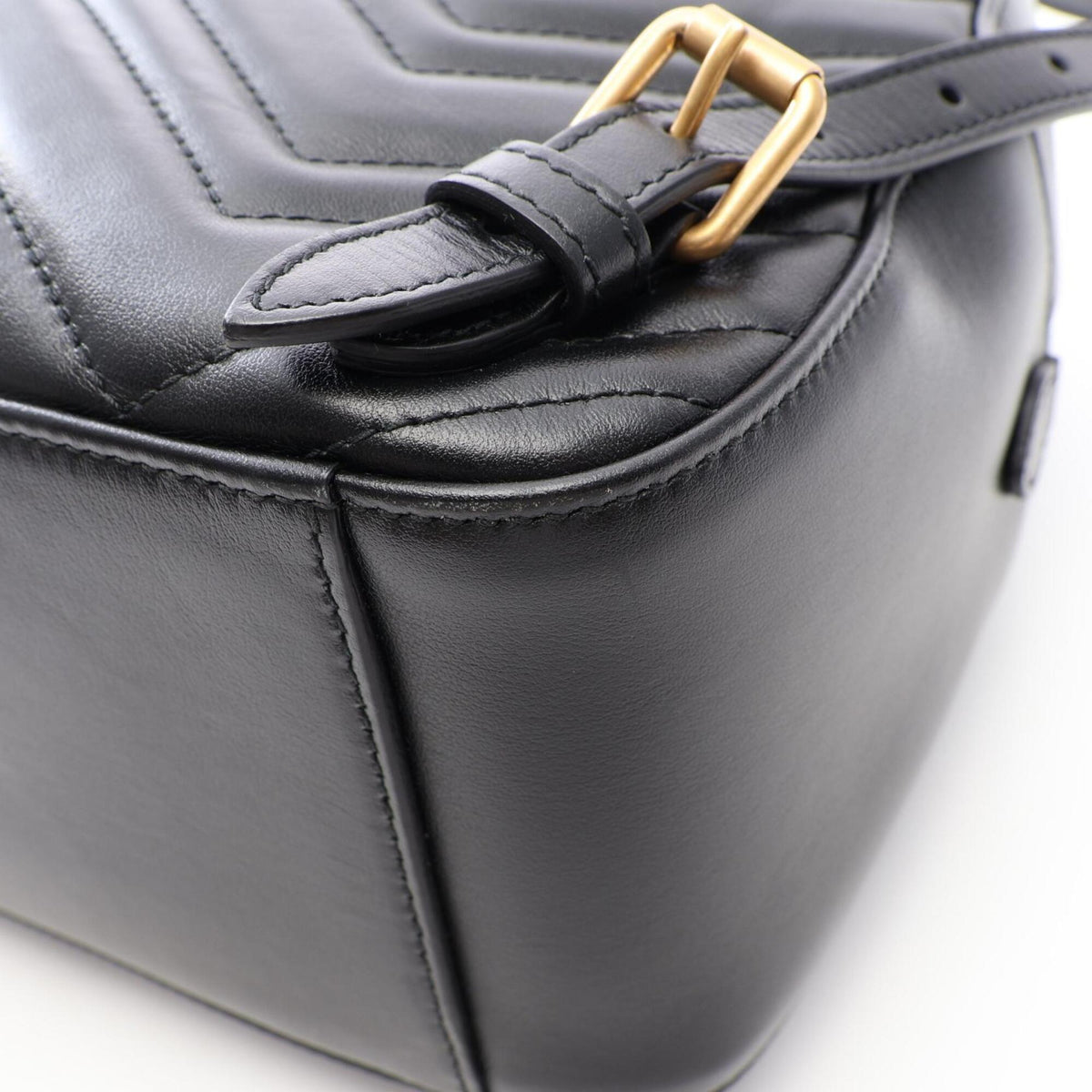 Gucci Black Leather Backpack (Pre-Owned)