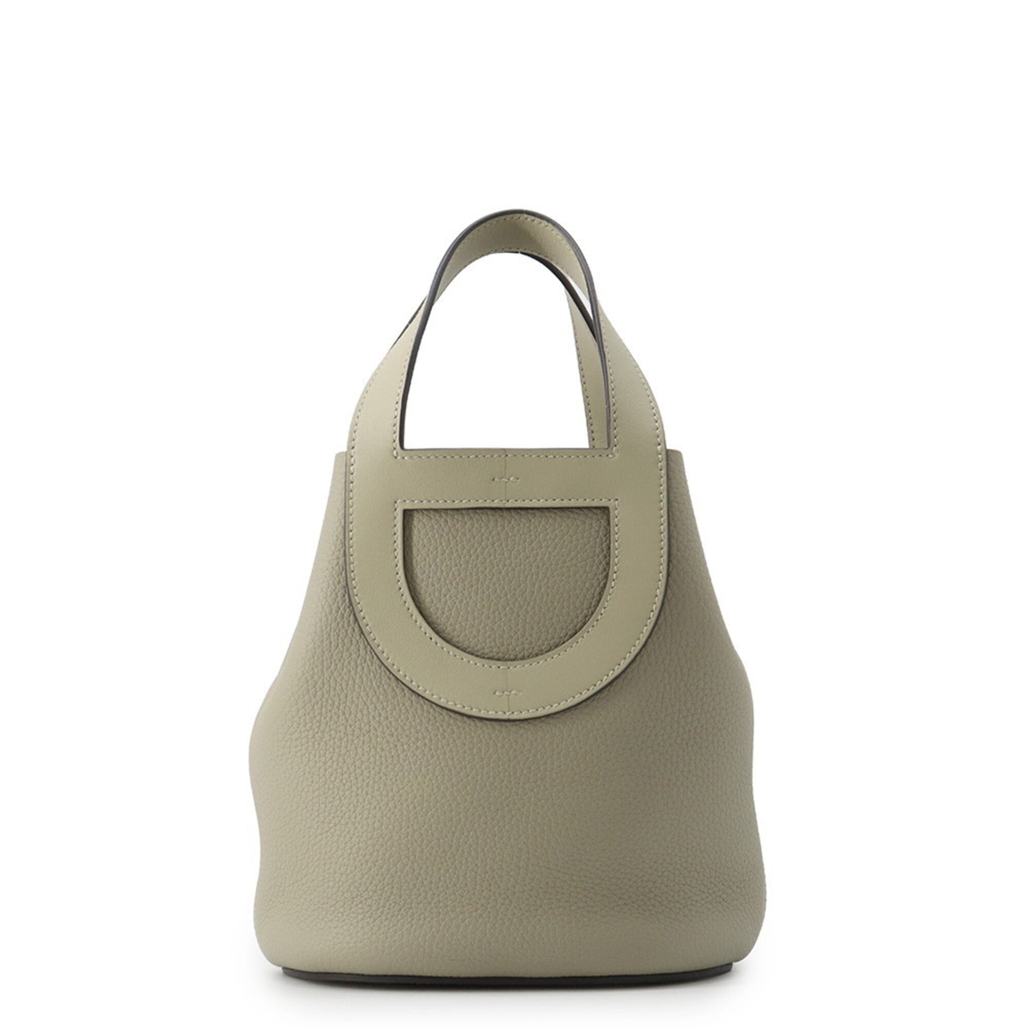 Hermes Kara Taurillon Clemence Leather Swift Leather Tote Bag (Pre-Owned)