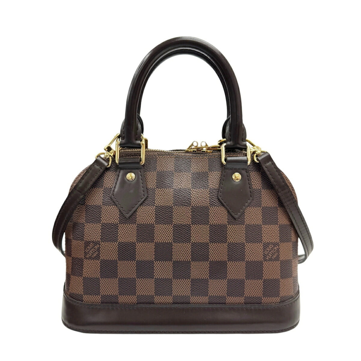 Louis Vuitton Brown Damier Canvas Ebene Damier Canvas Handbag Shoulder Bag (Pre-Owned)