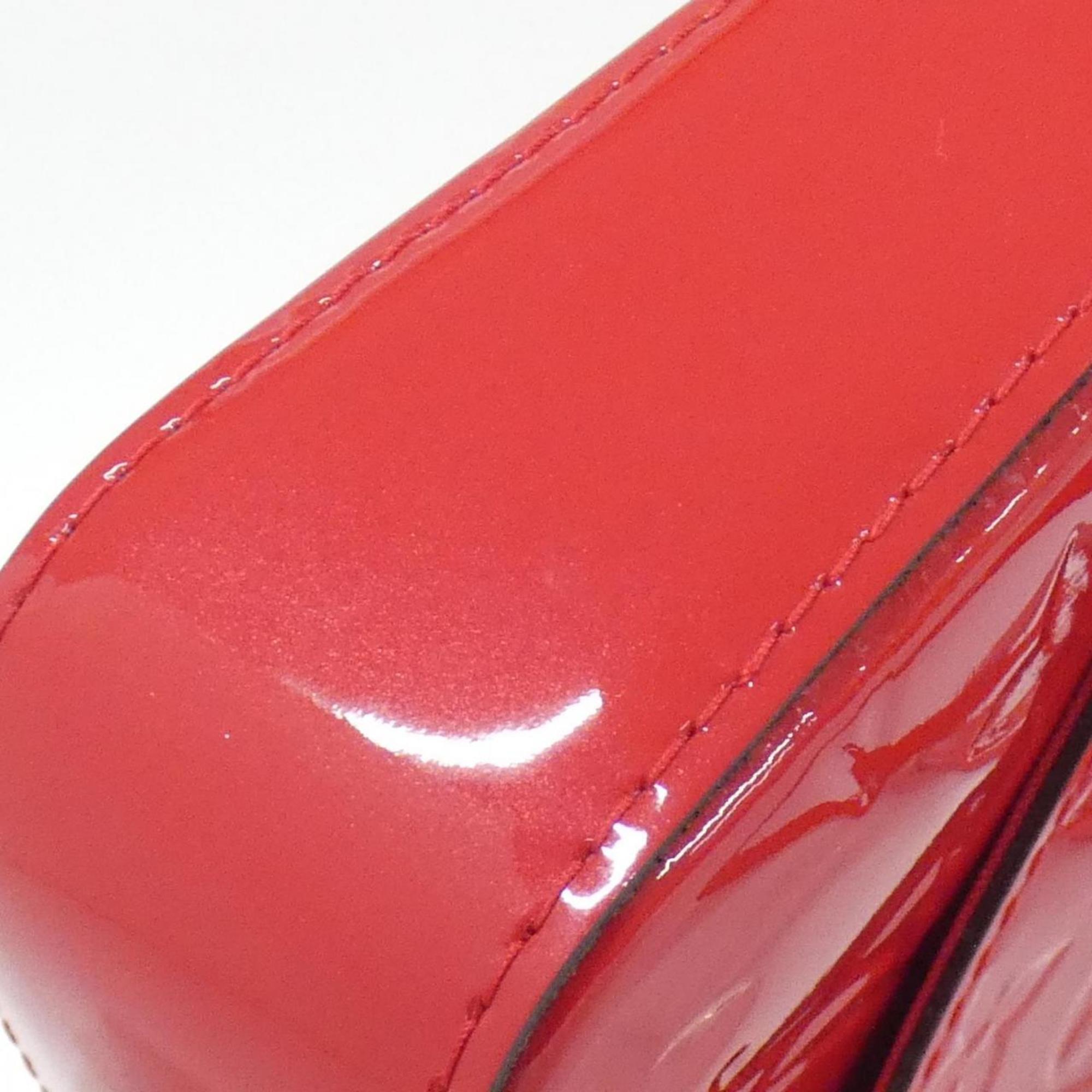 Louis Vuitton Cerise Red Color Leather Shoulder Bag (Pre-Owned)