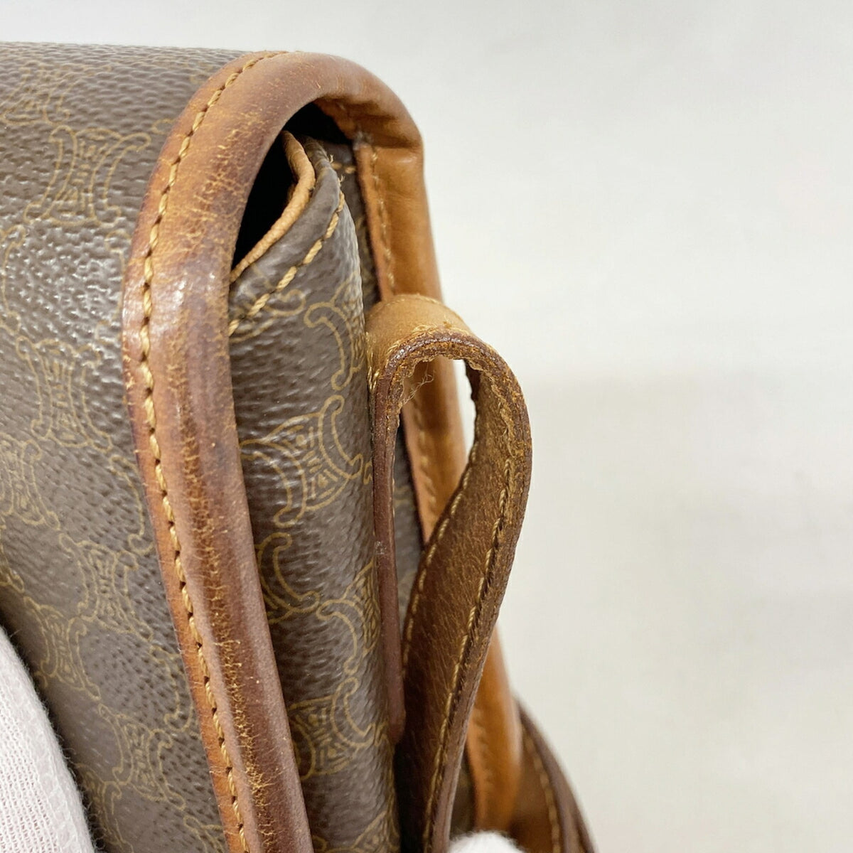 Celine Brown Pvc Shoulder Bag (Pre-Owned)