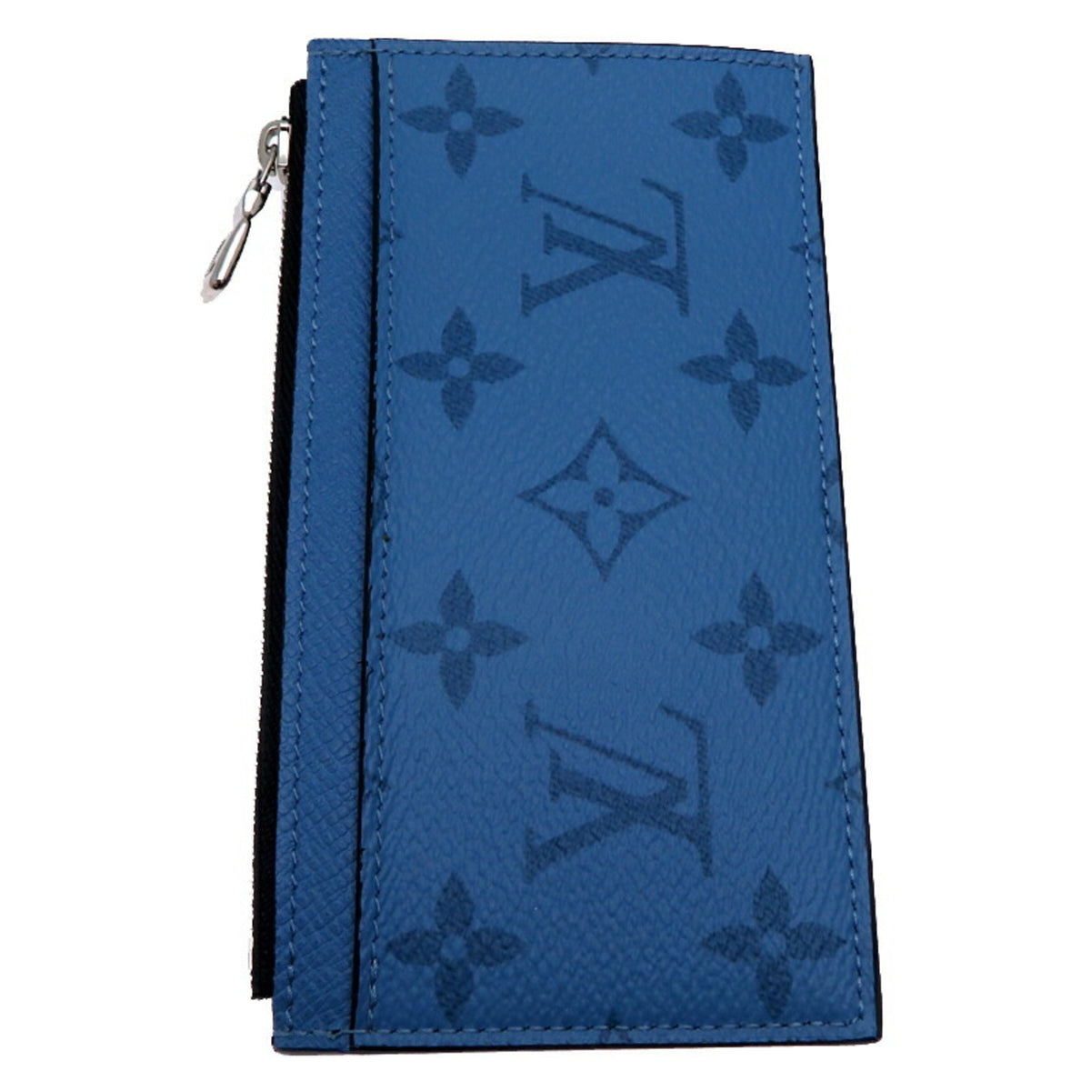 Louis Vuitton Blue Taigarama Card Wallet (Pre-Owned)