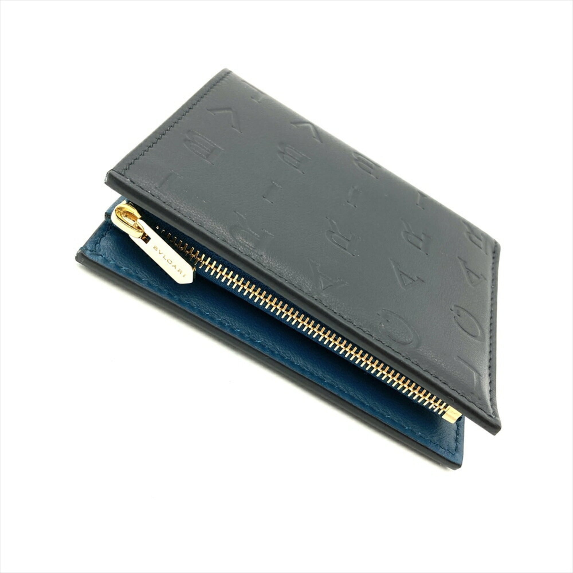 Bvlgari Black Leather Wallet (Bi-Fold) (Pre-Owned)
