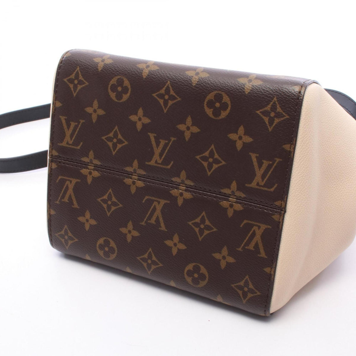 Louis Vuitton Brown Cerise Multi-Color Coated Canvas Leather Handbag Tote Bag (Pre-Owned)