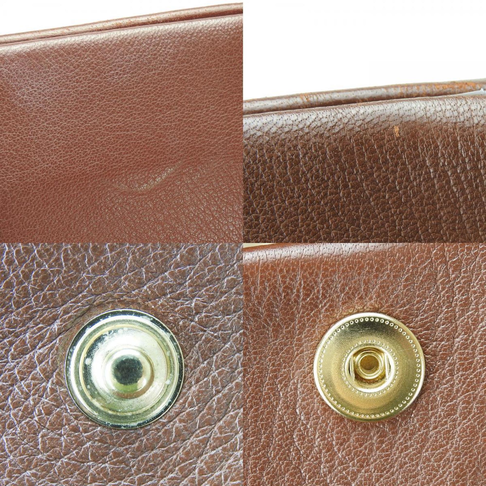 Bally Brown Leather Tote Bag (Pre-Owned)