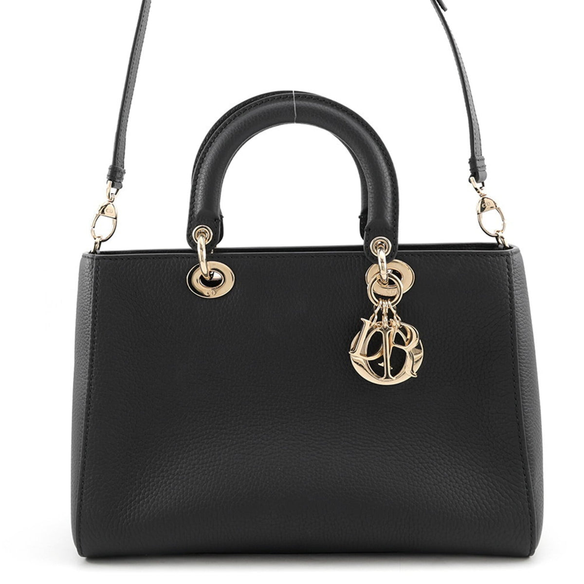 Christian Dior Black Leather Handbag (Pre-Owned)