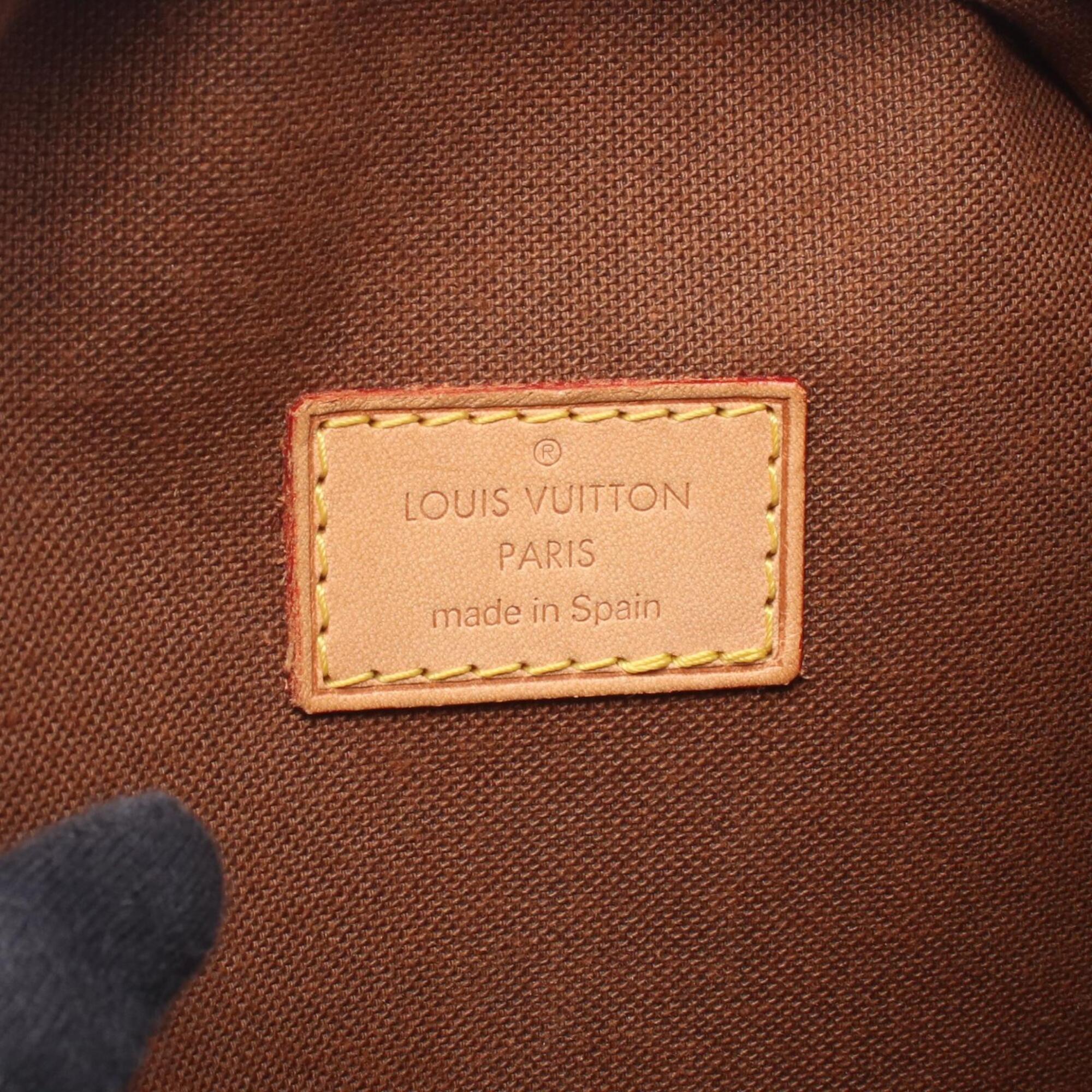 Louis Vuitton Brown Monogram Coated Canvas Leather Fanny Pack Handbag (Pre-Owned)