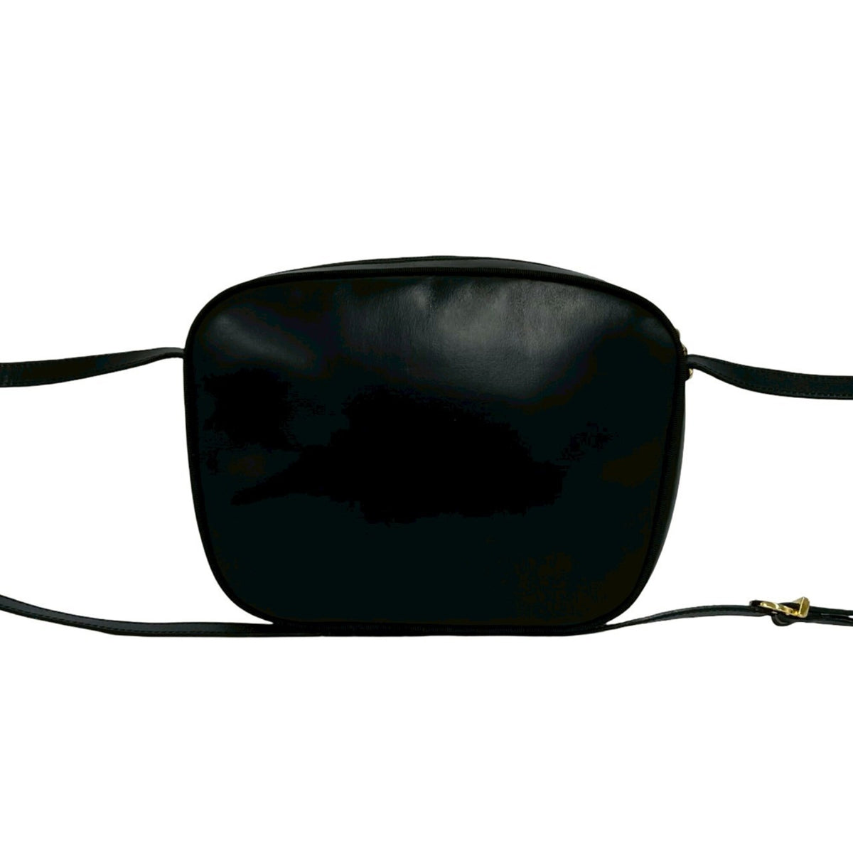 Salvatore Ferragamo Black Leather Shoulder Bag (Pre-Owned)