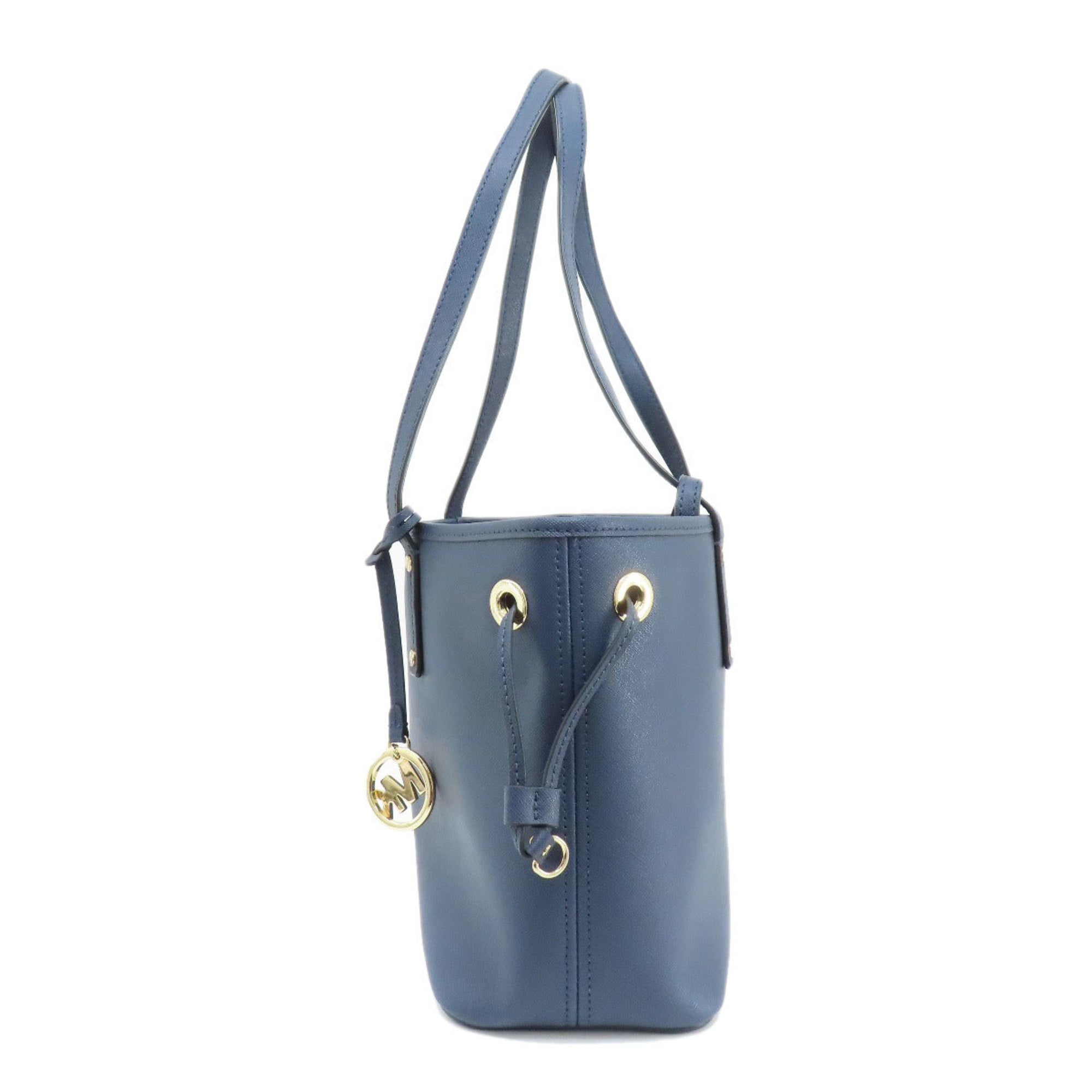 Michael Kors Navy Pvc Tote Bag (Pre-Owned)