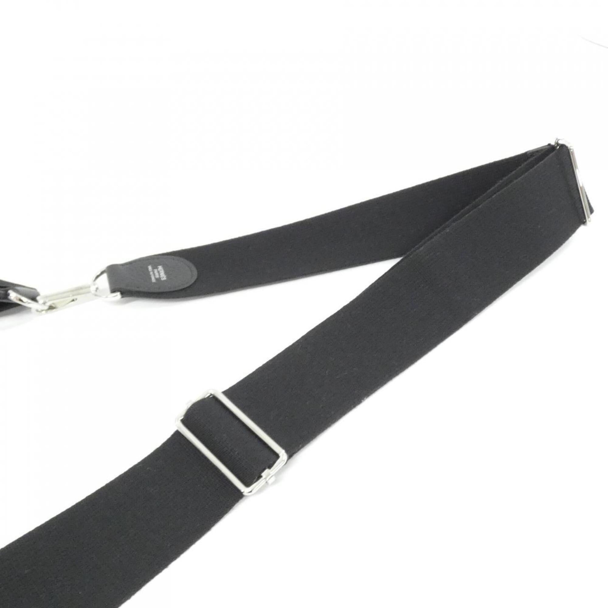 Hermes Black Taurillon Clemence Leather Shoulder Bag (Pre-Owned)