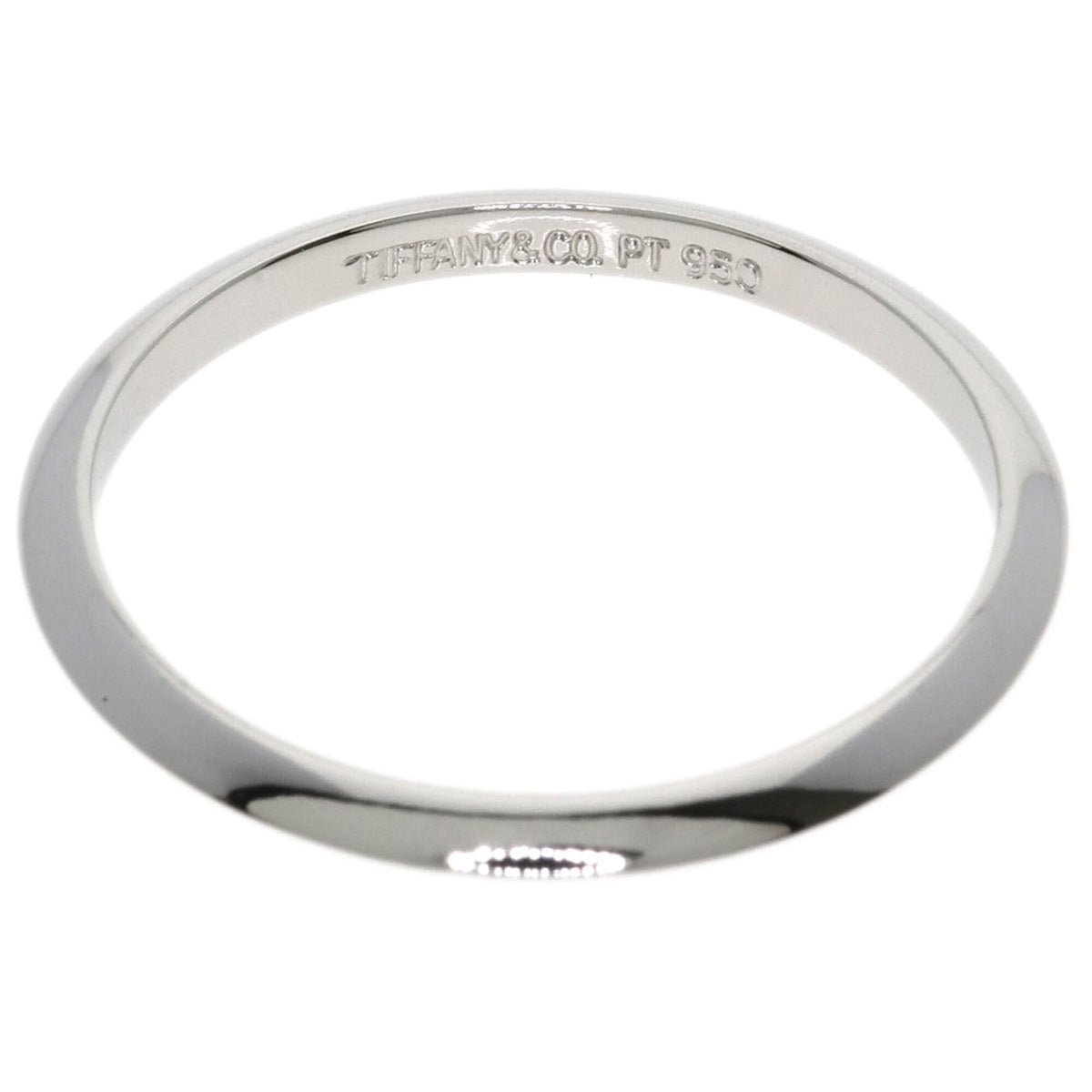 Tiffany Platinum 950 Band Ring (Pre-Owned)