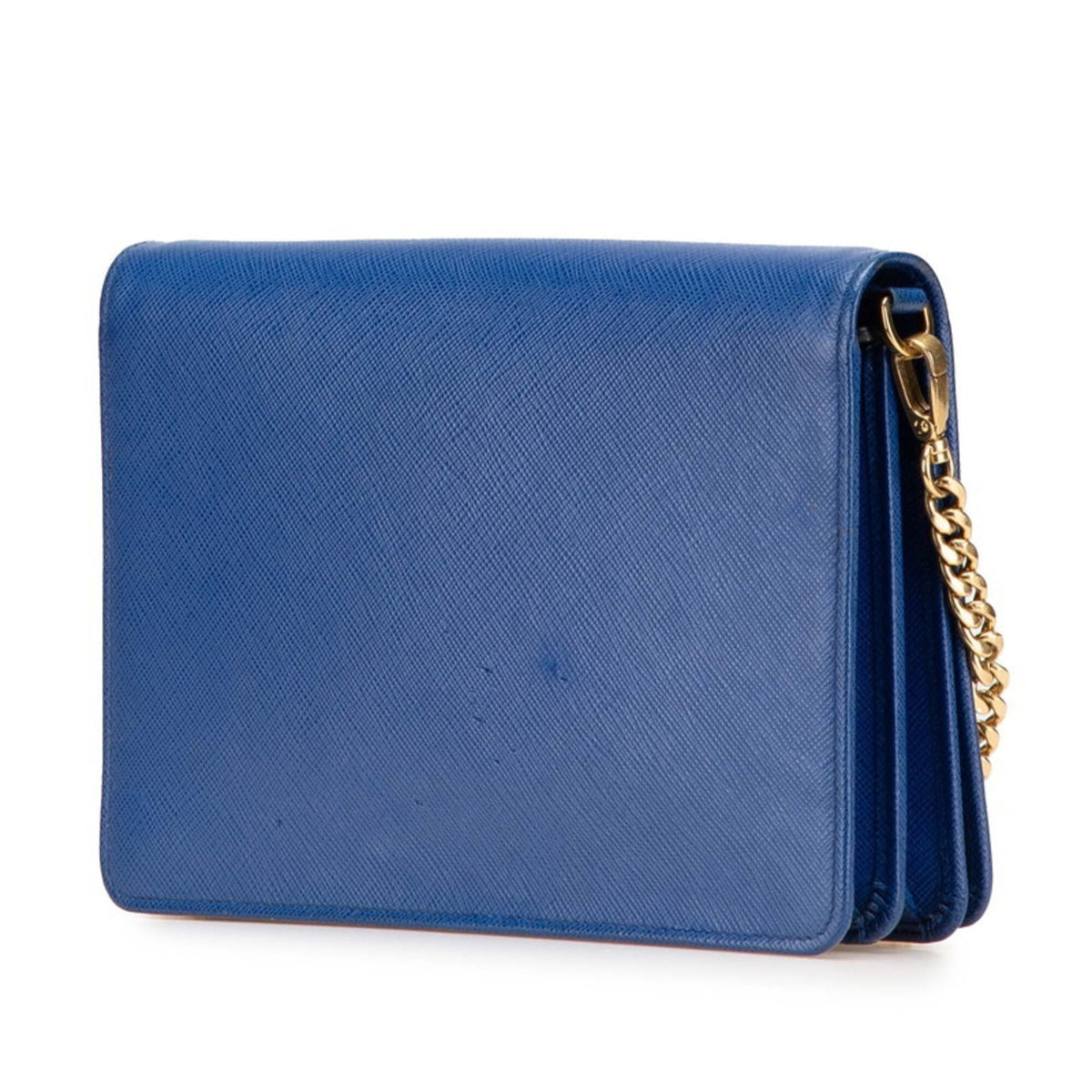 Prada Blue Saffiano Handbag (Pre-Owned)