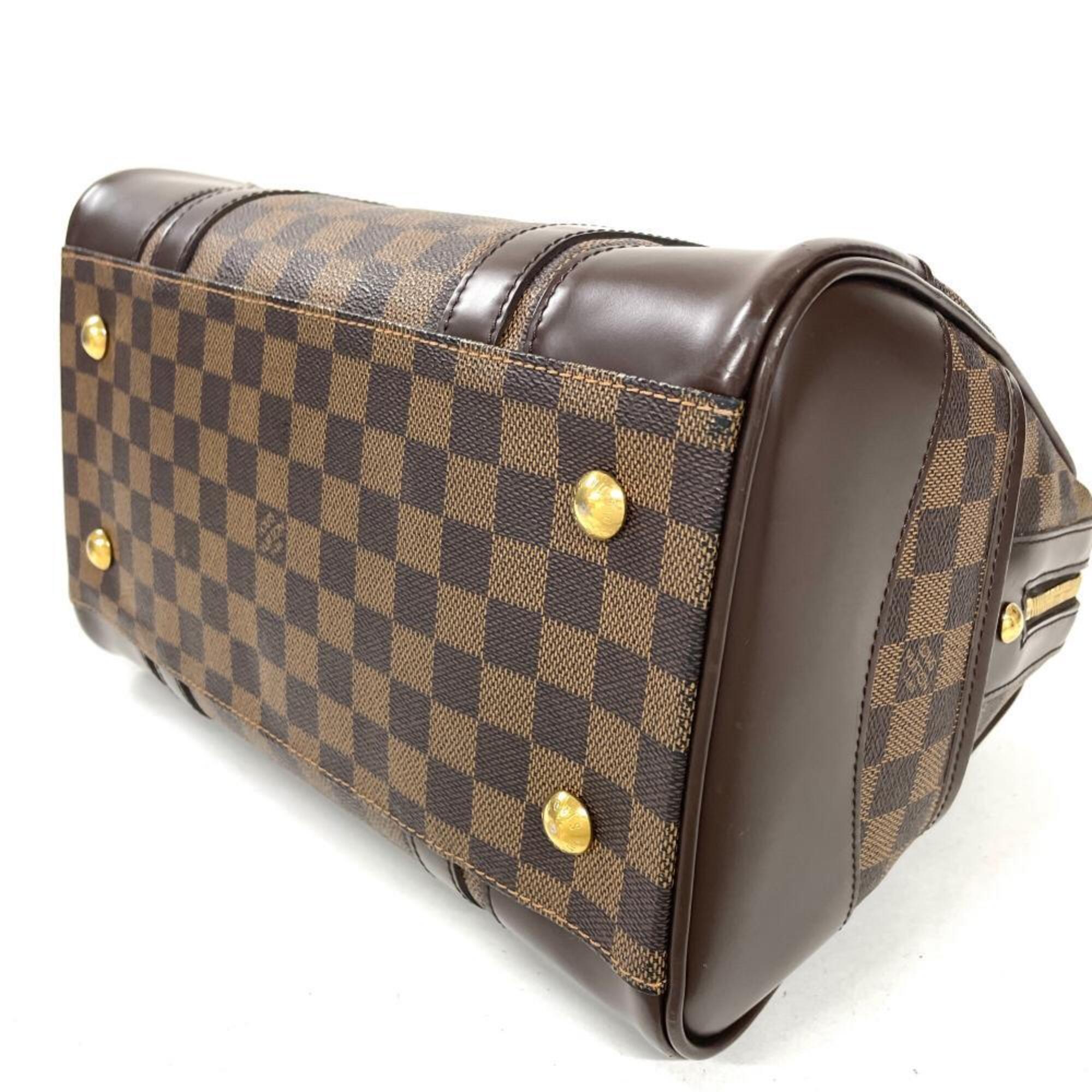 Louis Vuitton Brown Damier Canvas Ebene Handbag (Pre-Owned)
