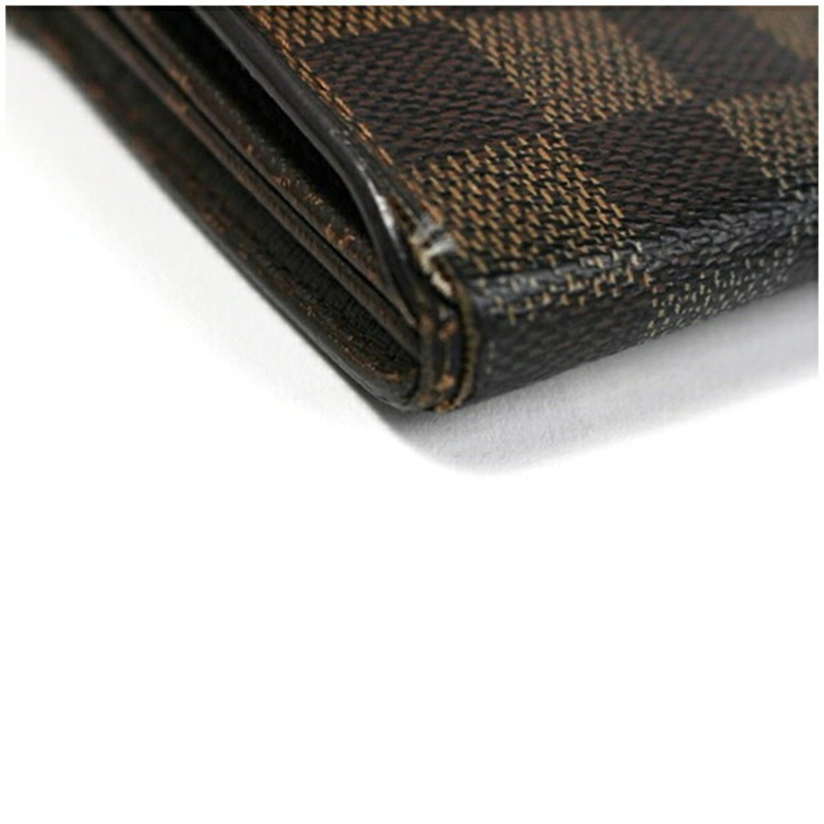 Louis Vuitton Brown Damier Canvas Long Wallet (Bi-Fold) (Pre-Owned)