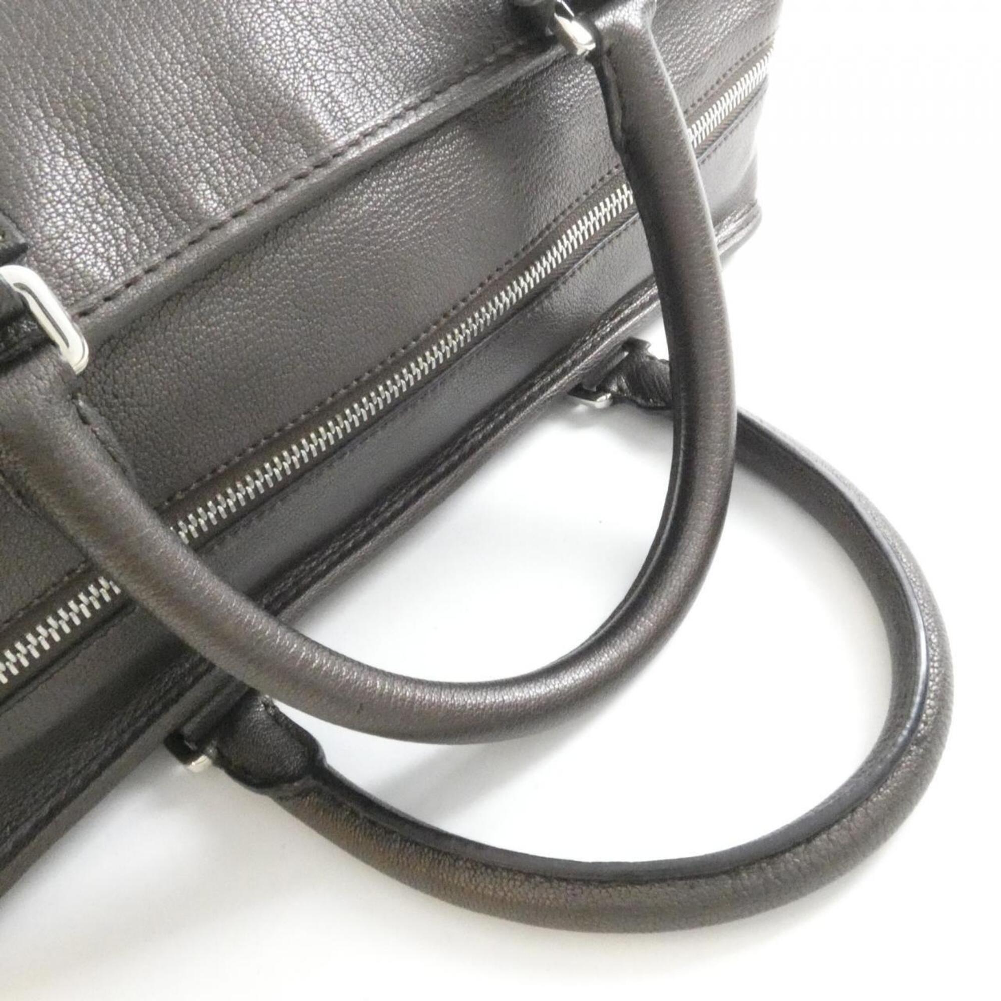 Loewe Silver Leather Handbag (Pre-Owned)