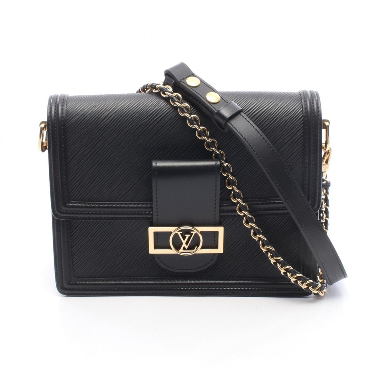 Louis Vuitton Black Noir Epi Leather Handbag Shoulder Bag (Pre-Owned)