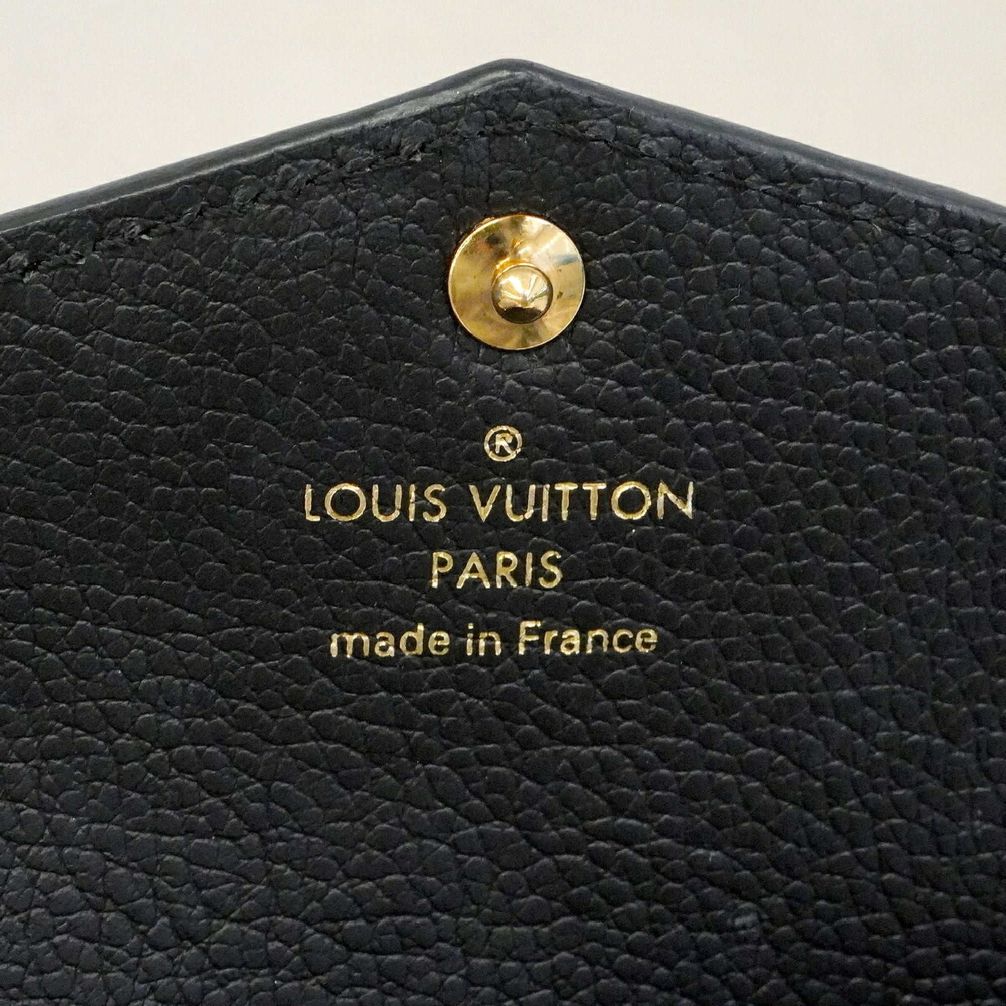Louis Vuitton Noir Coin Purse/Coin Case (Pre-Owned)
