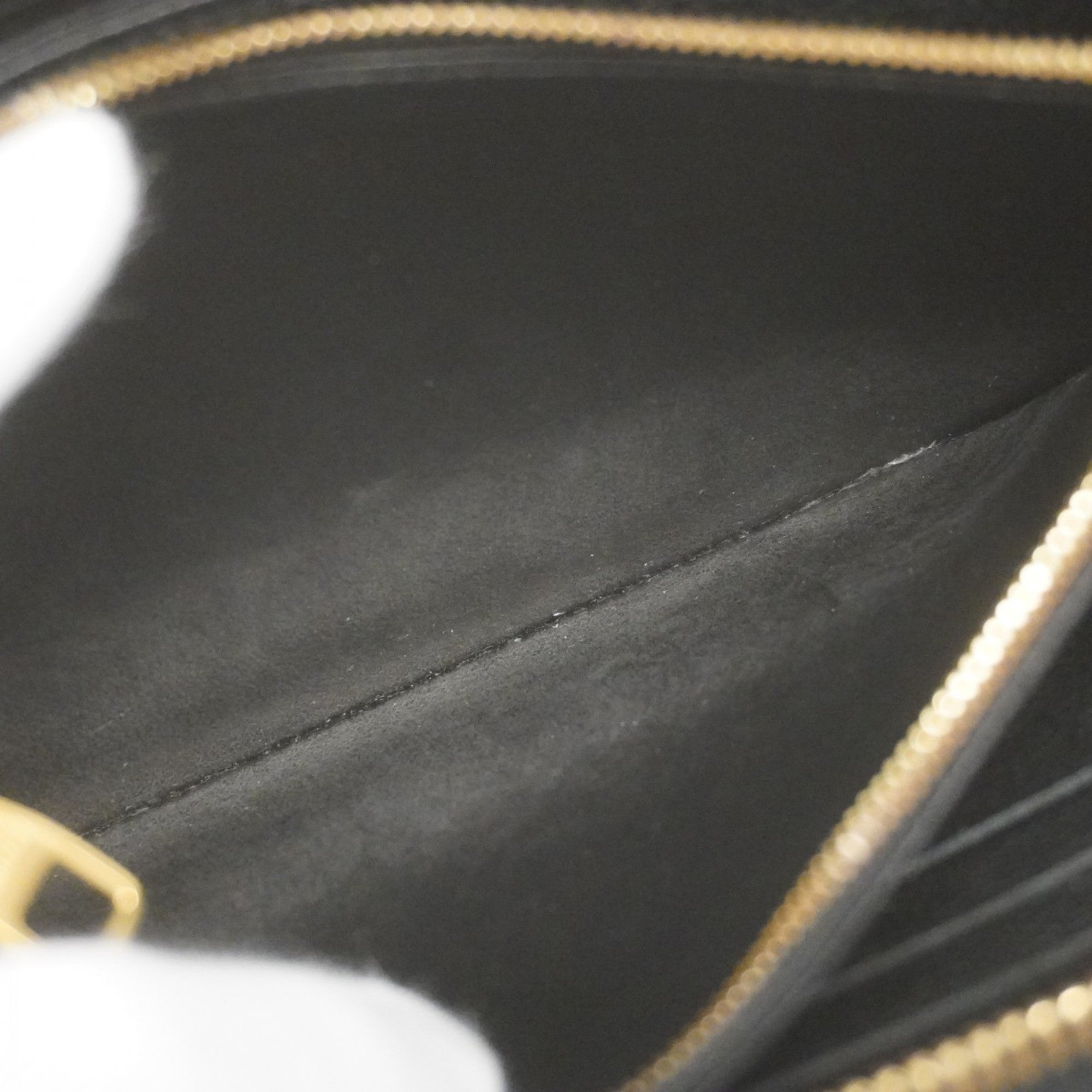 Louis Vuitton Noir Long Wallet (Bi-Fold) (Pre-Owned)