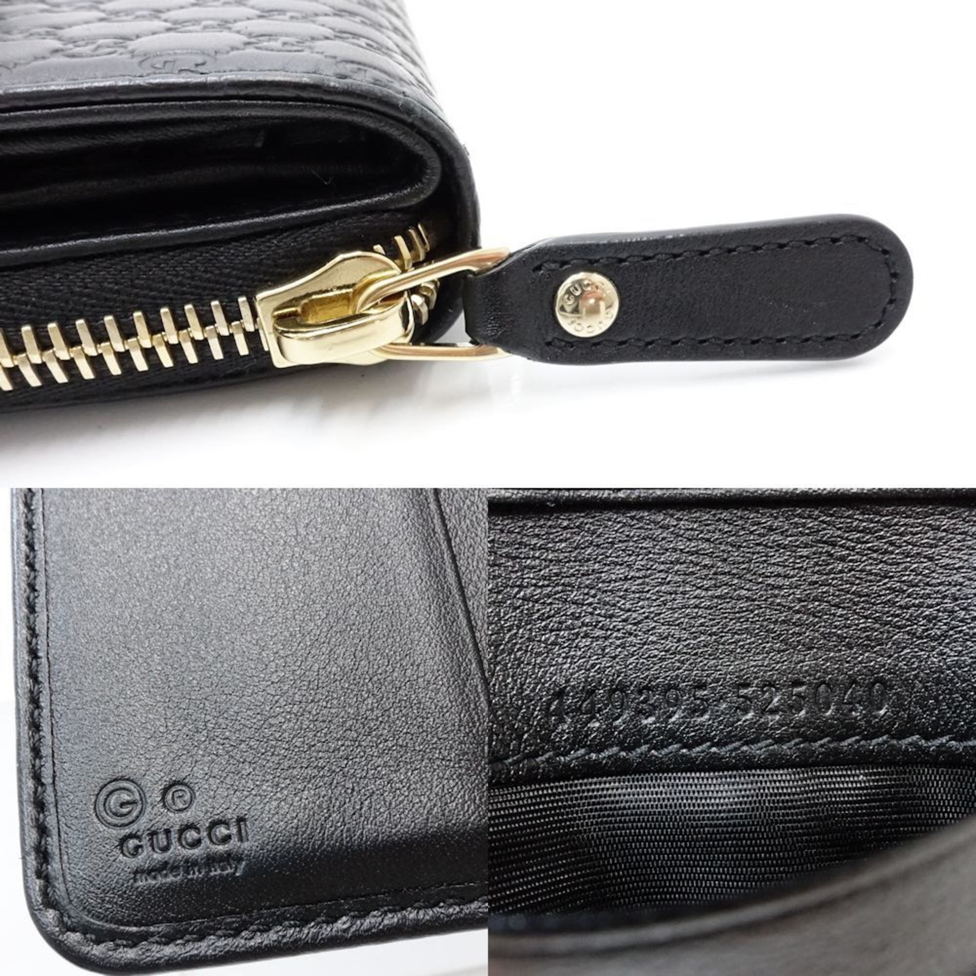 Gucci Black Leather Wallet (Bi-Fold) (Pre-Owned)