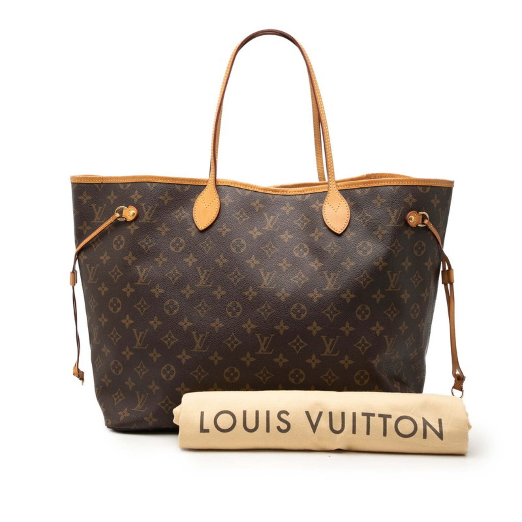Louis Vuitton Brown Pvc Leather Shoulder Bag Tote Bag (Pre-Owned)