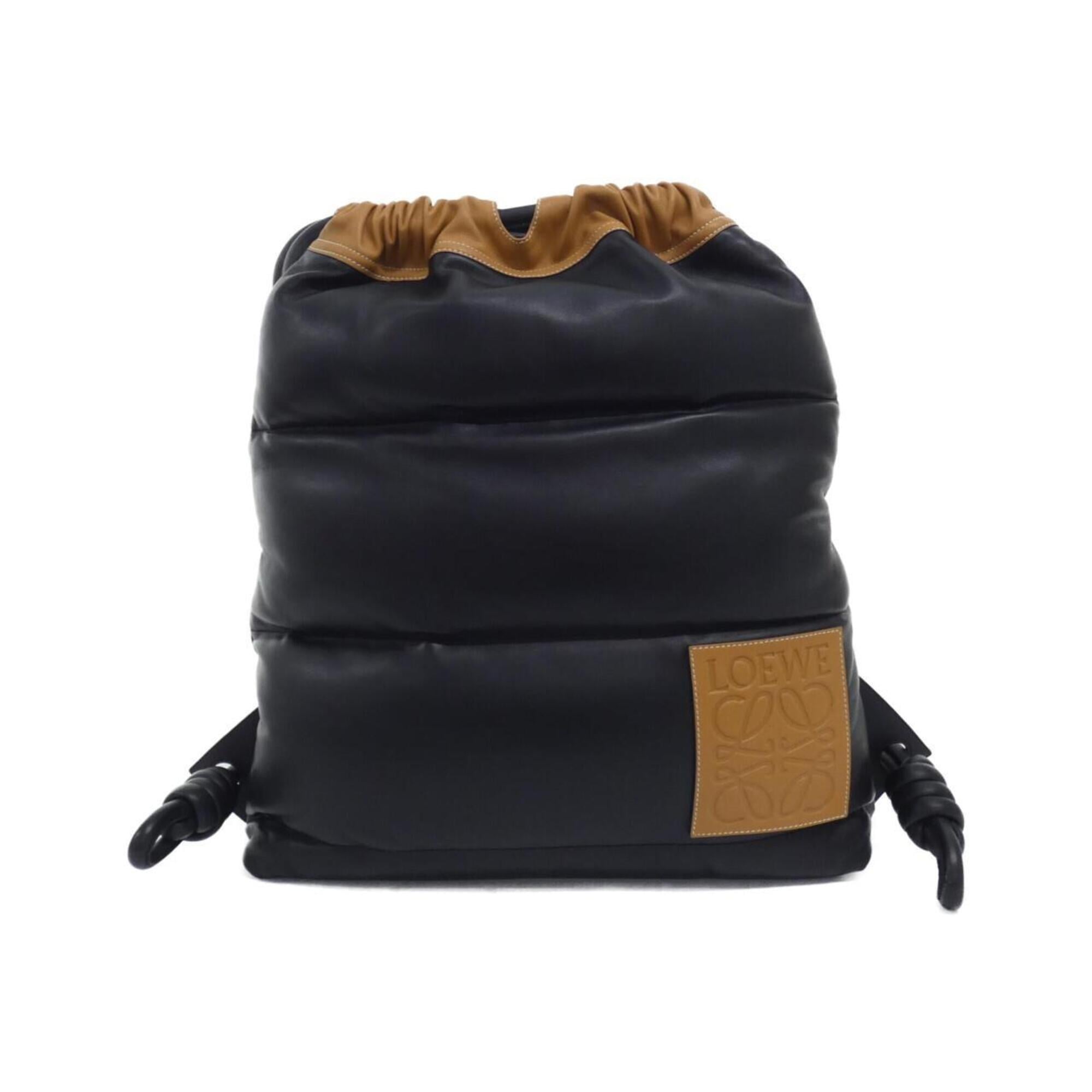 Loewe Black Nylon Leather Backpack (Pre-Owned)