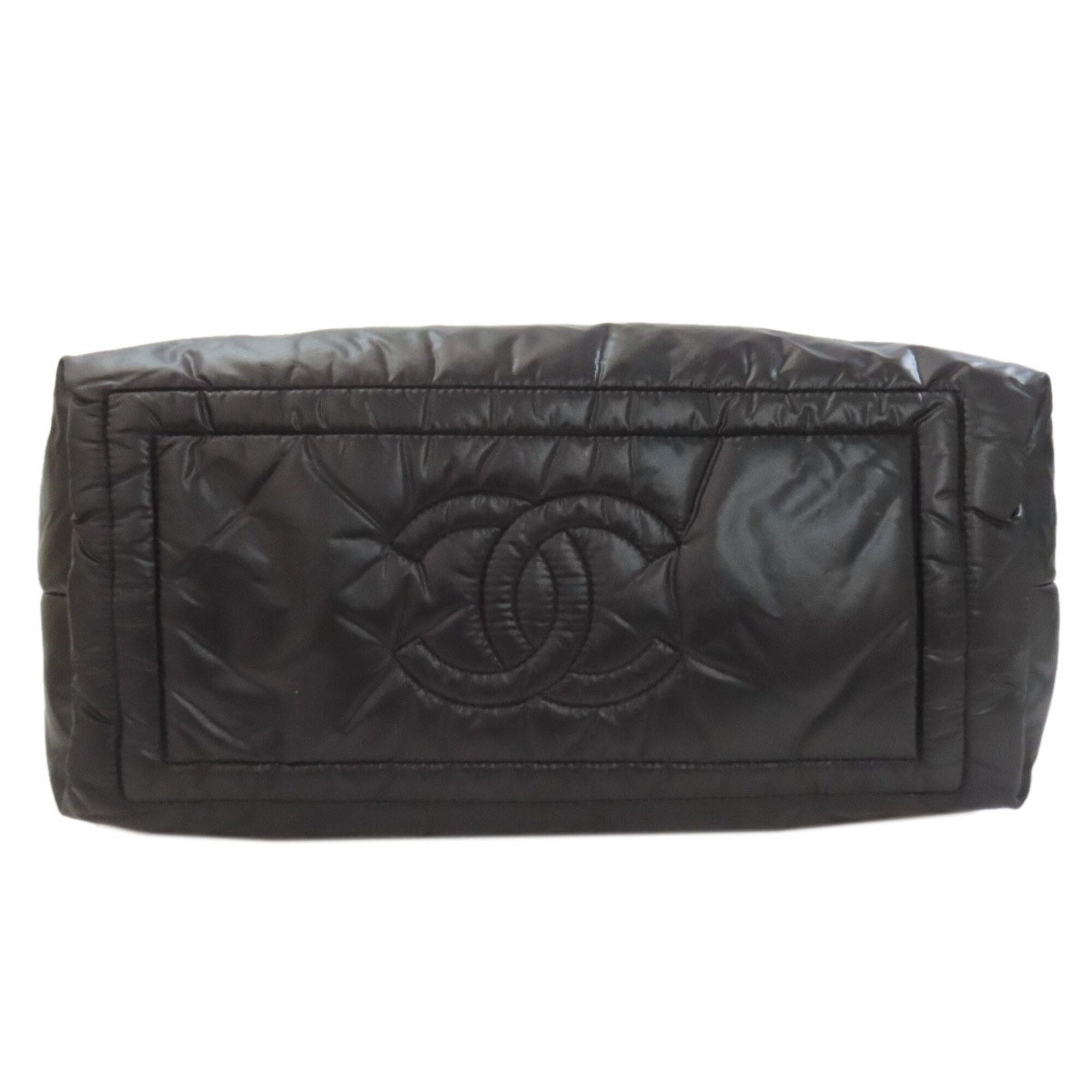 Chanel Black Nylon Tote Bag (Pre-Owned)