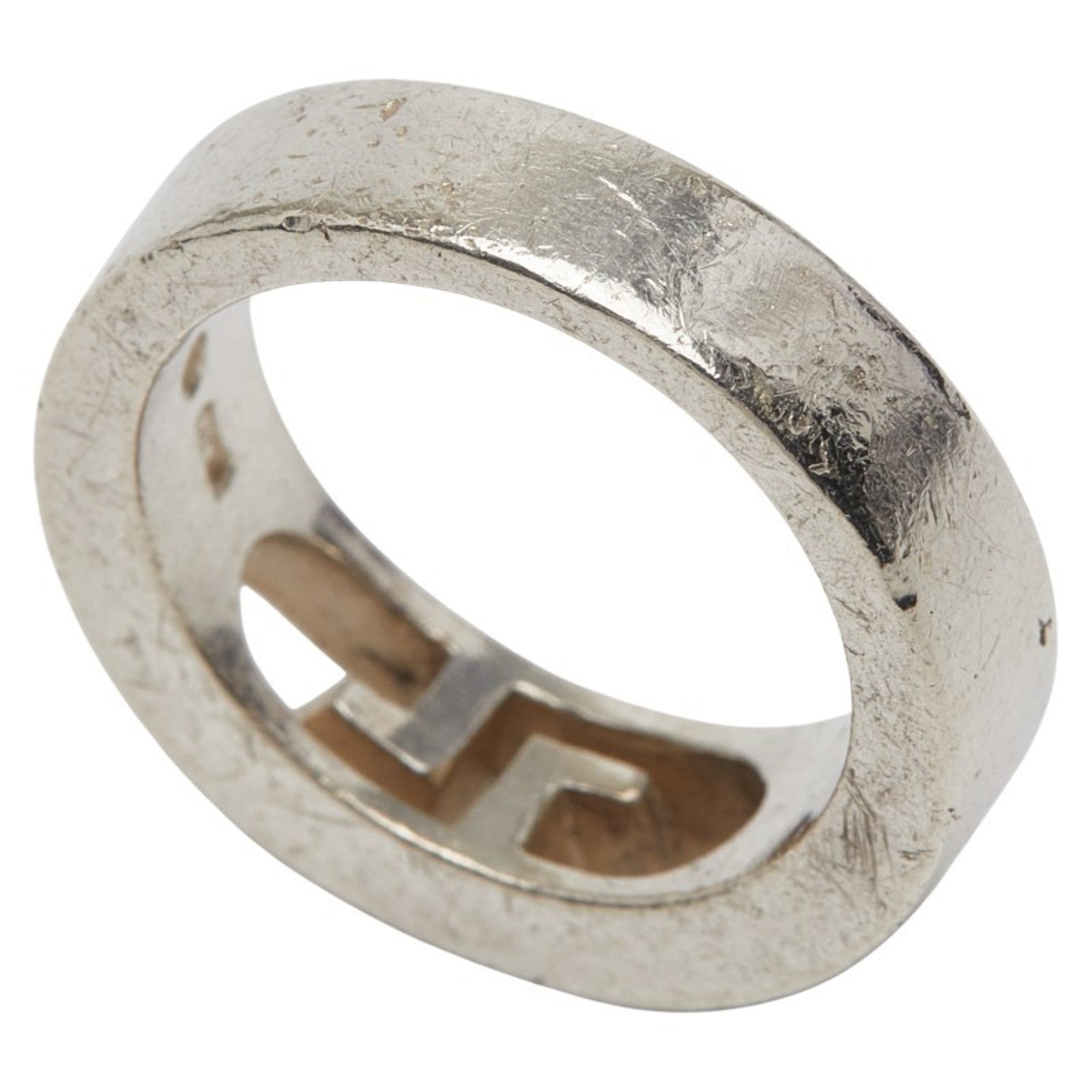 Gucci Silver 925 Band Ring (Pre-Owned)