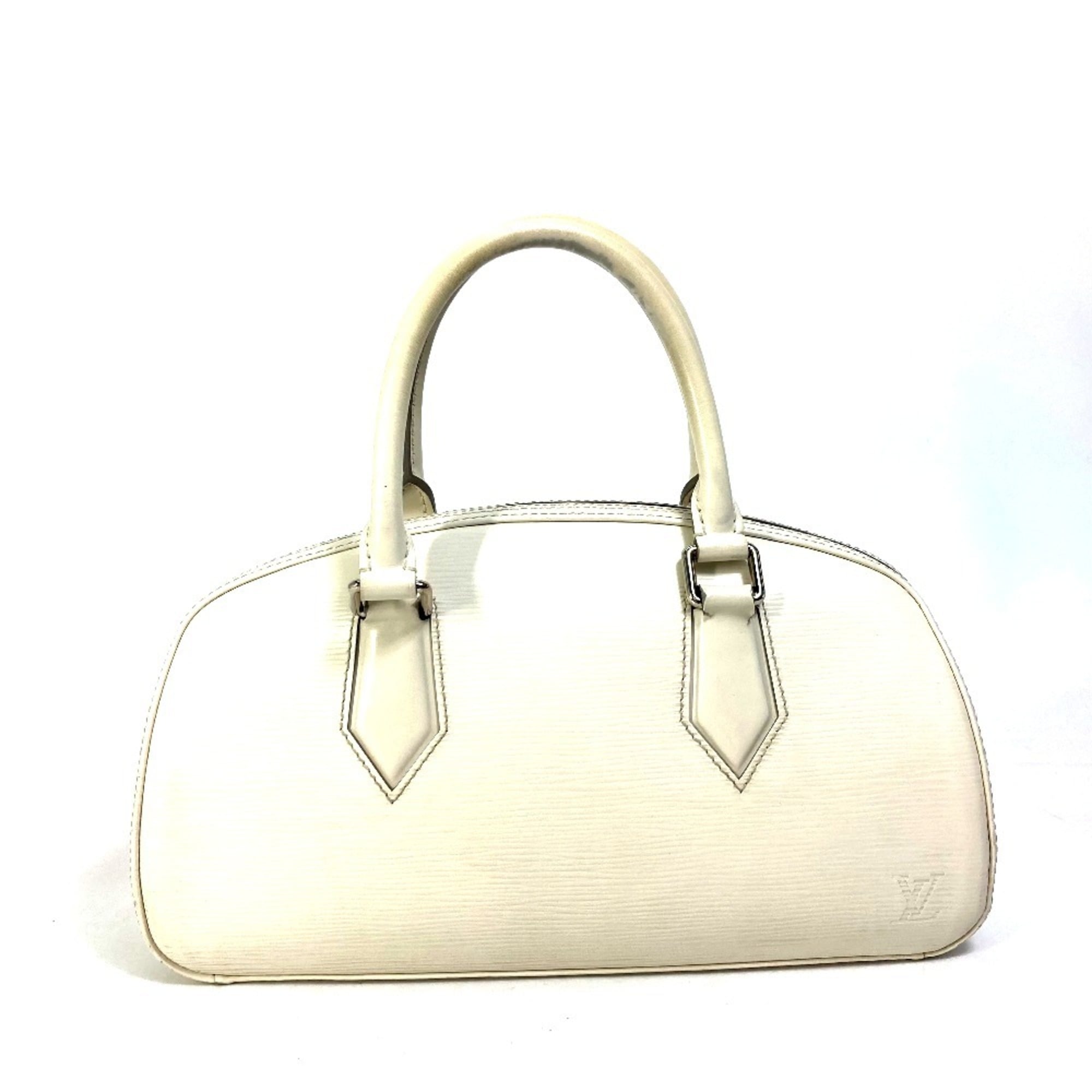 Louis Vuitton Epi Lv Off White White Epi Leather Boston Bag Handbag (Pre-Owned)