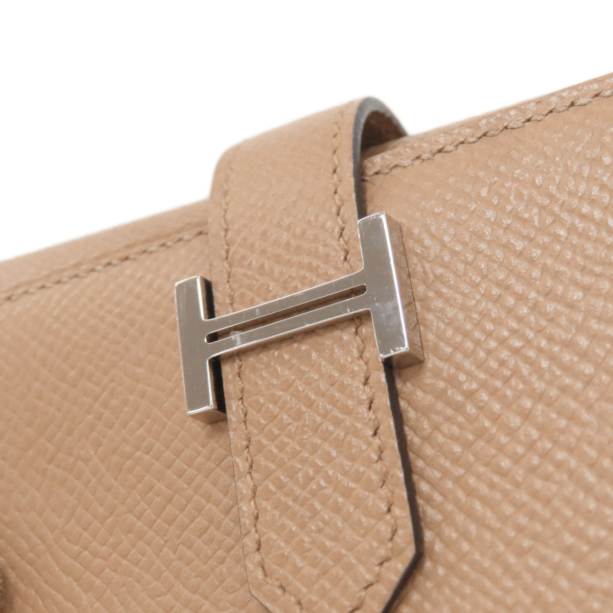 Hermes Brown Pink Epsom Leather Wallet (Bi-Fold) (Pre-Owned)