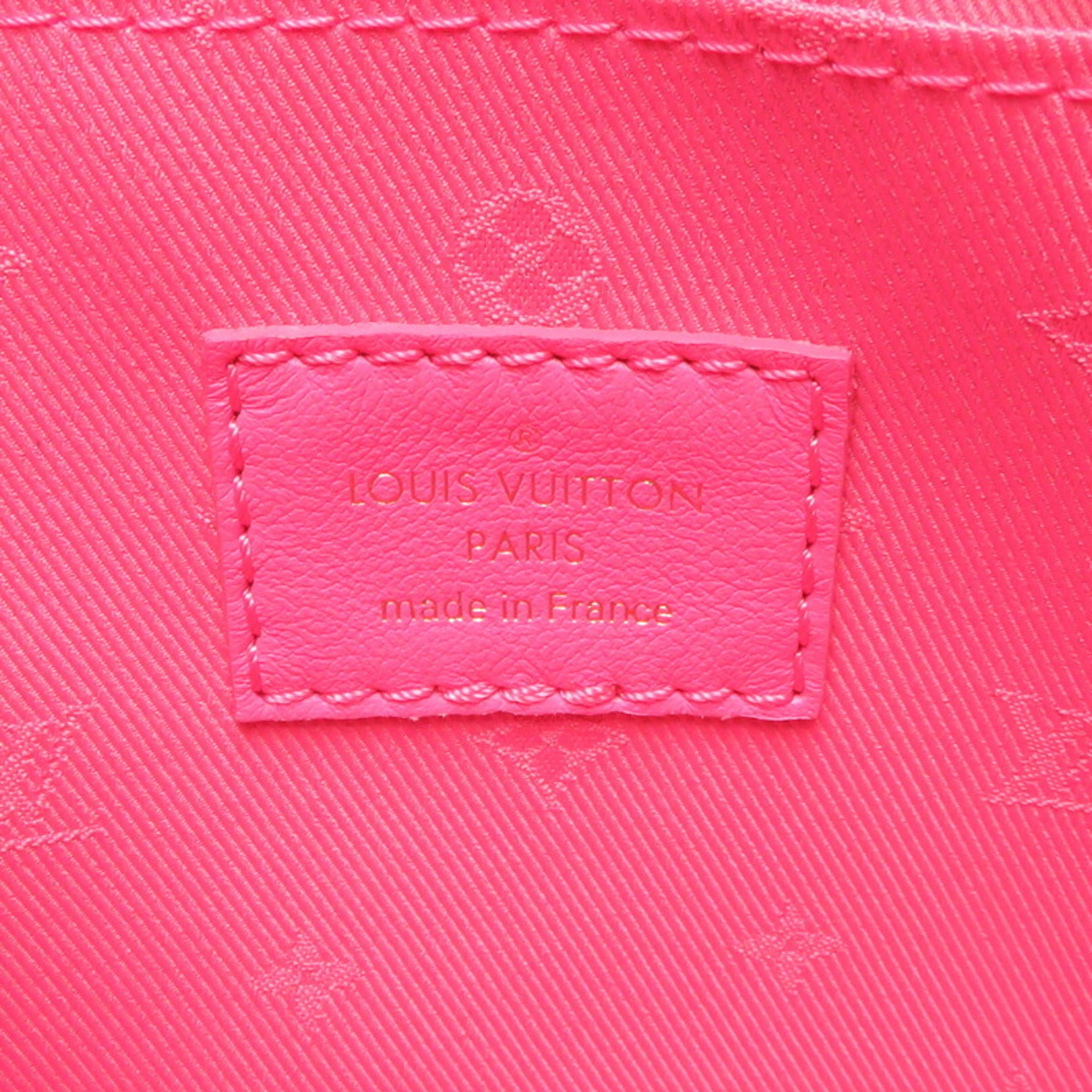 Louis Vuitton Pink Leather Handbag (Pre-Owned)