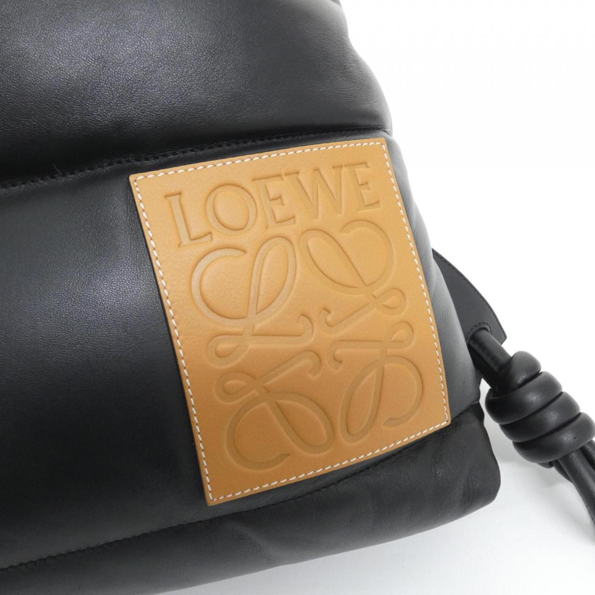 Loewe Black Nylon Leather Backpack (Pre-Owned)