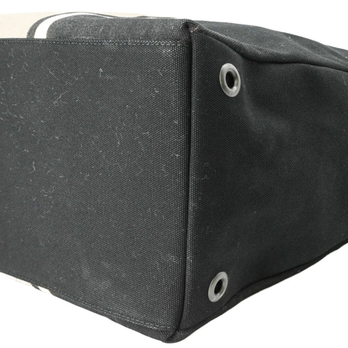 Bottega Veneta Black Canvas Shoulder Bag (Pre-Owned)