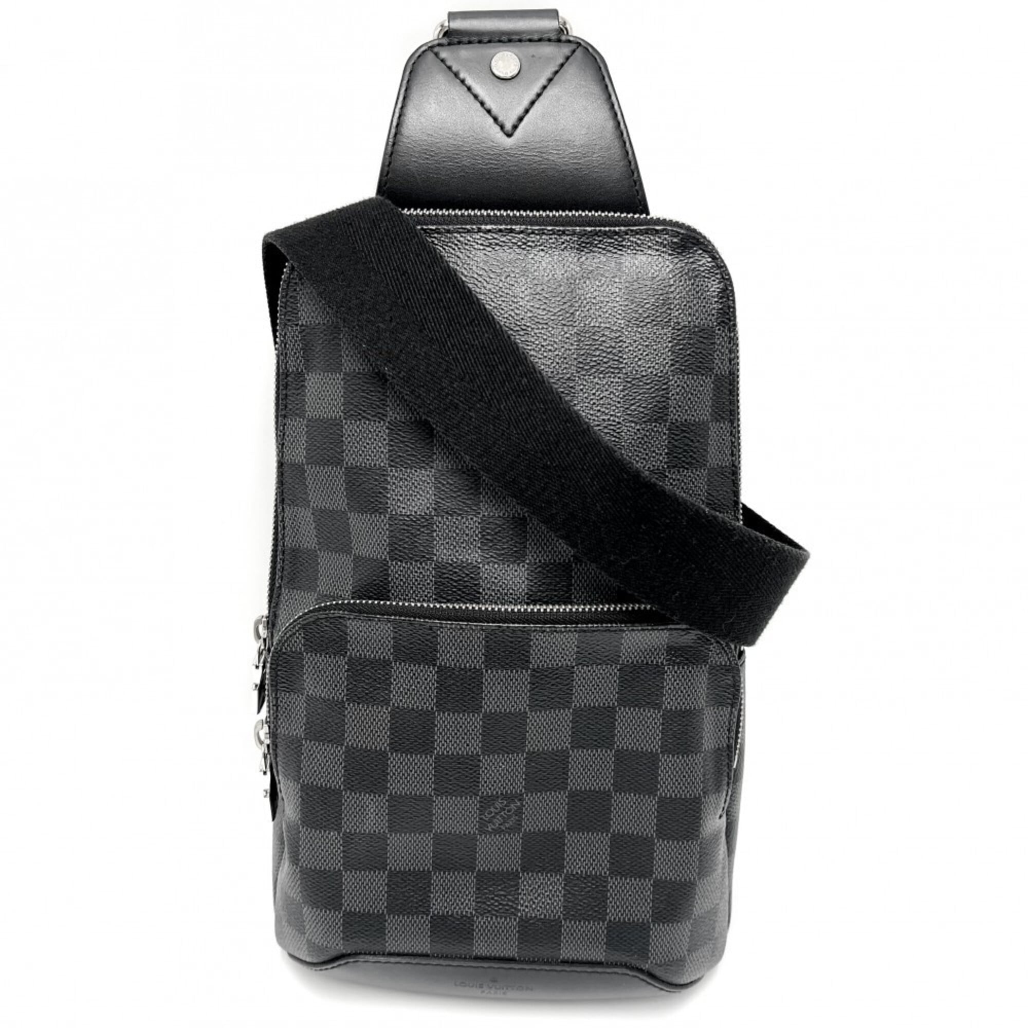 Louis Vuitton Black Damier Graphite Sling Bag (Pre-Owned)