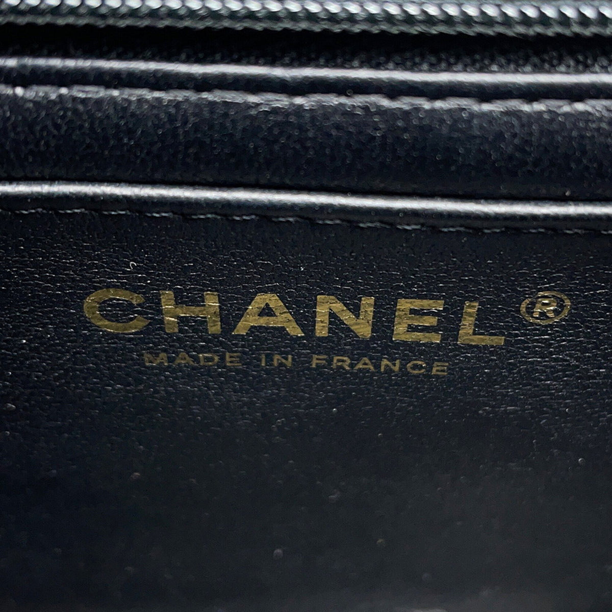 Chanel Chocolate Bar Black Leather Shoulder Bag (Pre-Owned)