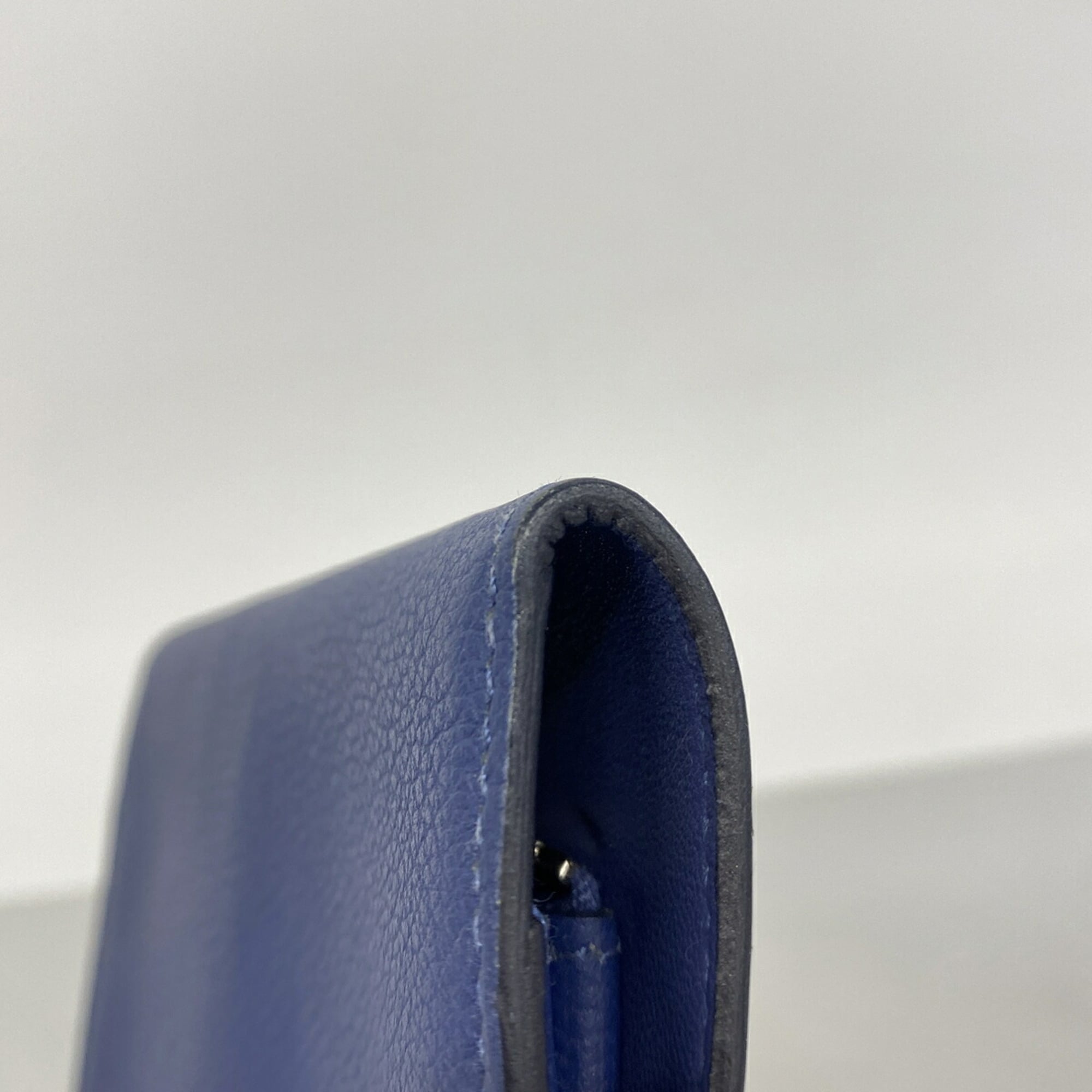 Hermes Blue Coin Purse/Coin Case (Pre-Owned)