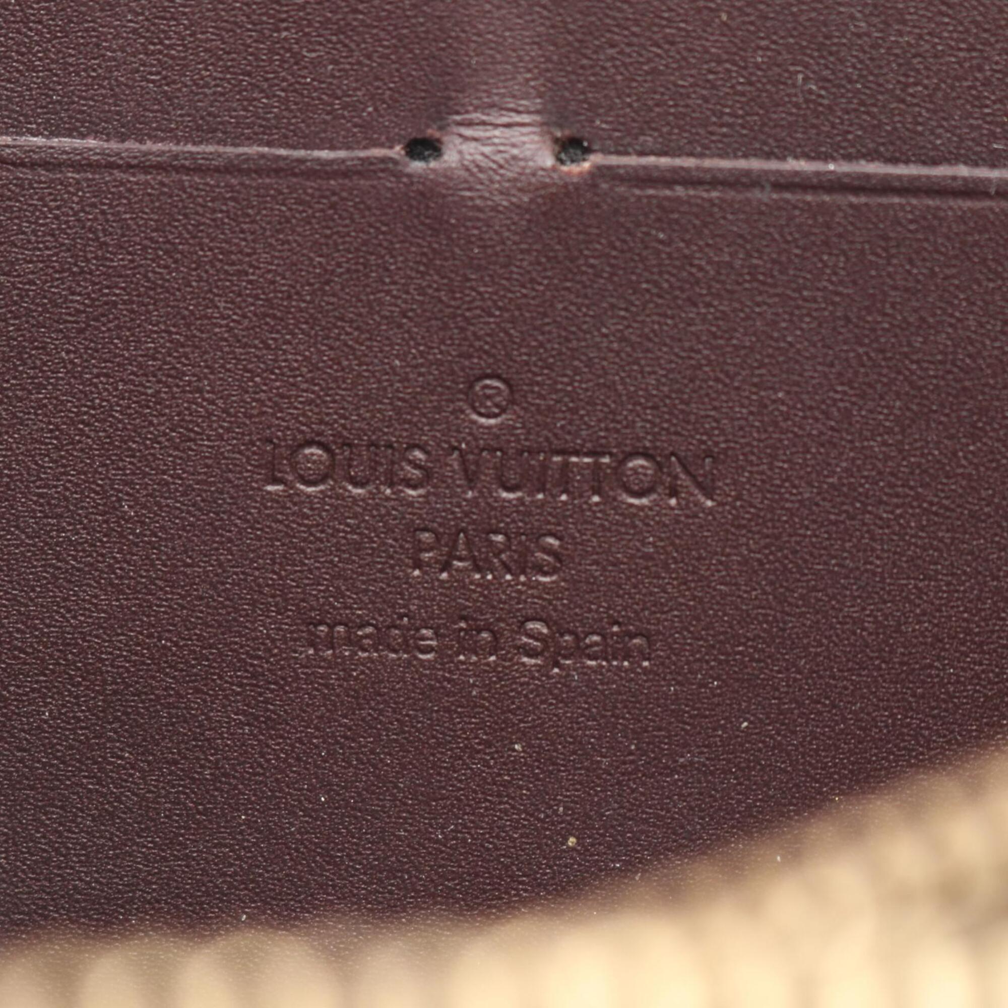 Louis Vuitton Amarante Purple Vernis Long Wallet (Bi-Fold) (Pre-Owned)