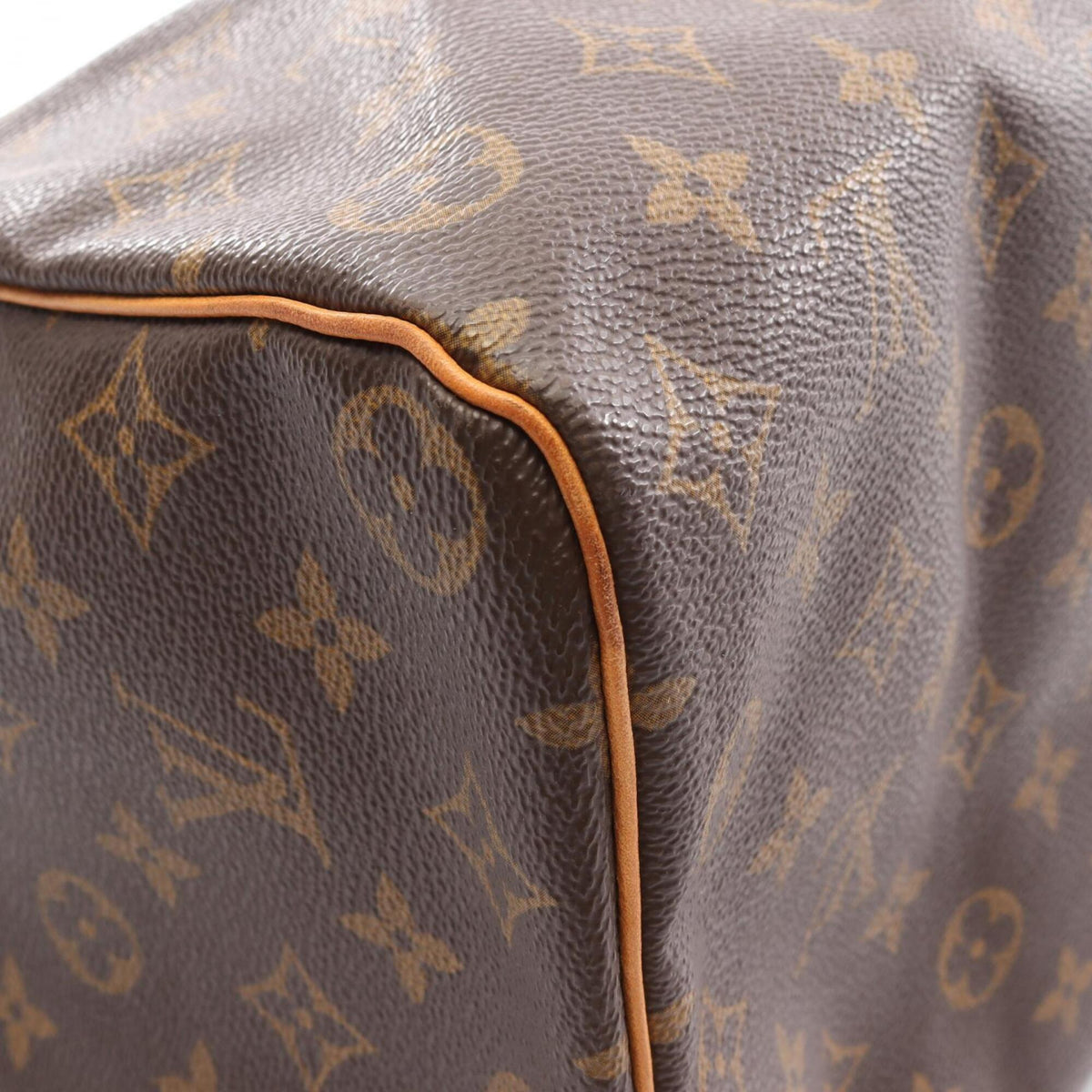 Louis Vuitton Brown Coated Canvas Monogram Leather Handbag (Pre-Owned)