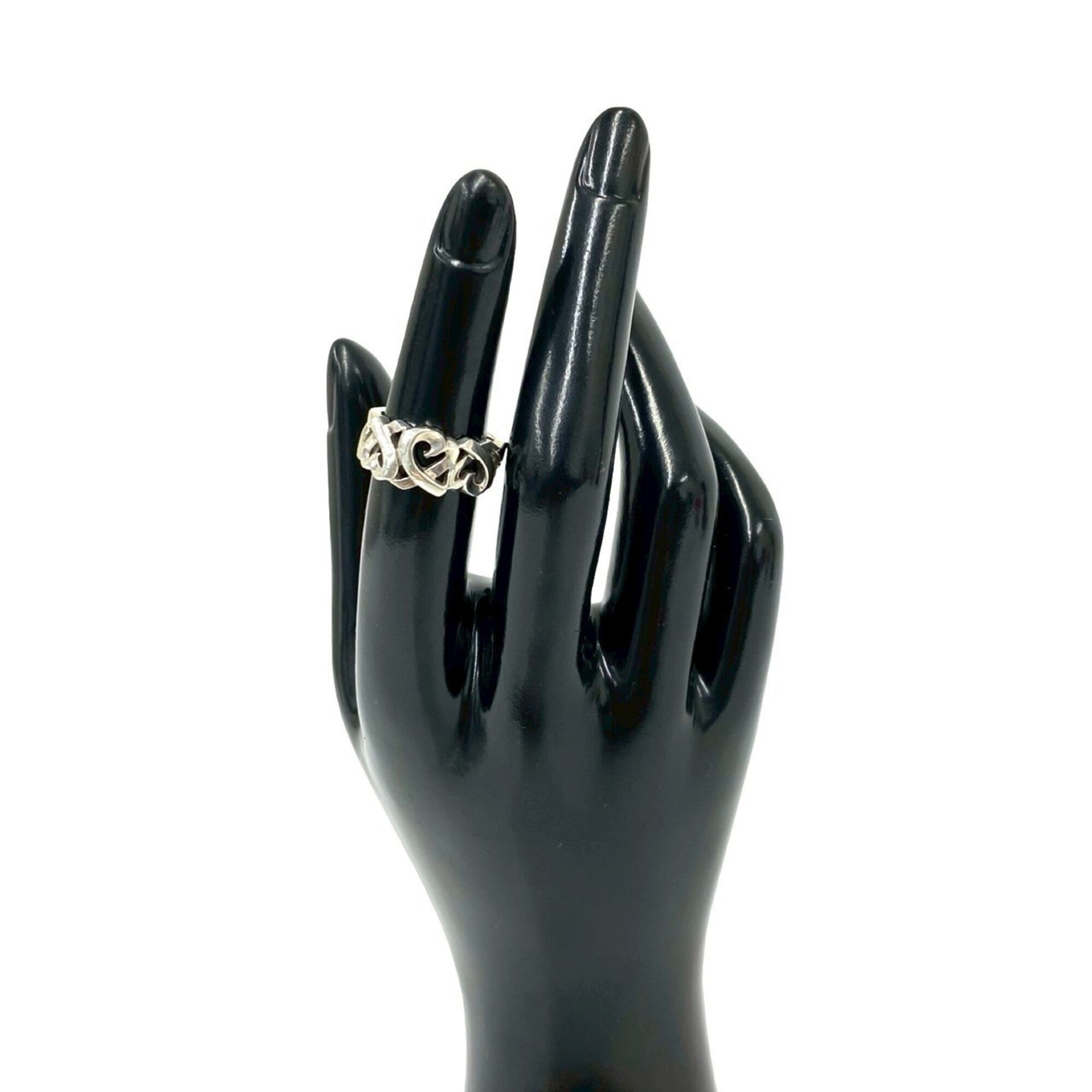 Tiffany Silver Silver 925 Band Ring (Pre-Owned)